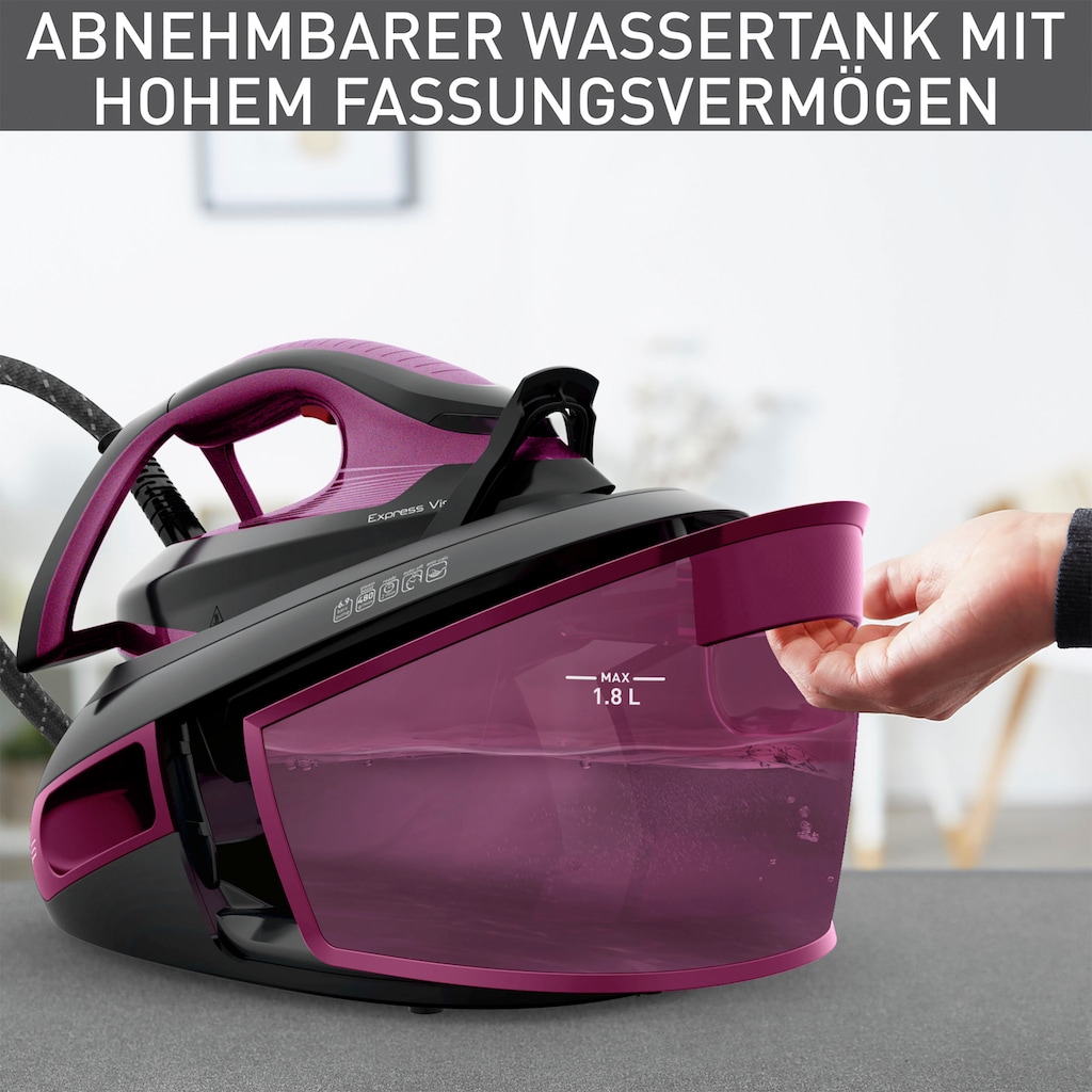 Tefal Dampfbügelstation »SV8152 Express Vision«, 480 g/Min. extra Dampfstoß, für alle Textilien, LED an der Spitze