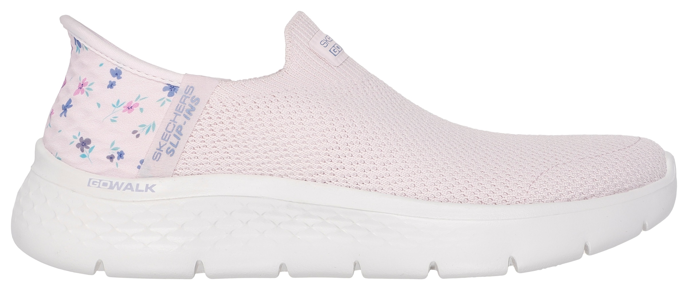 Skechers Slip-On Sneaker »GO WALK FLEX-SUNSET ROSE«, Freizeitschuh, Vegan mit Skechers Handsfree Slip-ins Funktion