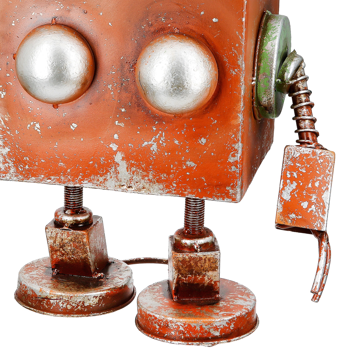 Casablanca by Gilde Übertopf »Übertopf Roboter Robotic rostbraun H. 37,5 cm«, (1 St.)