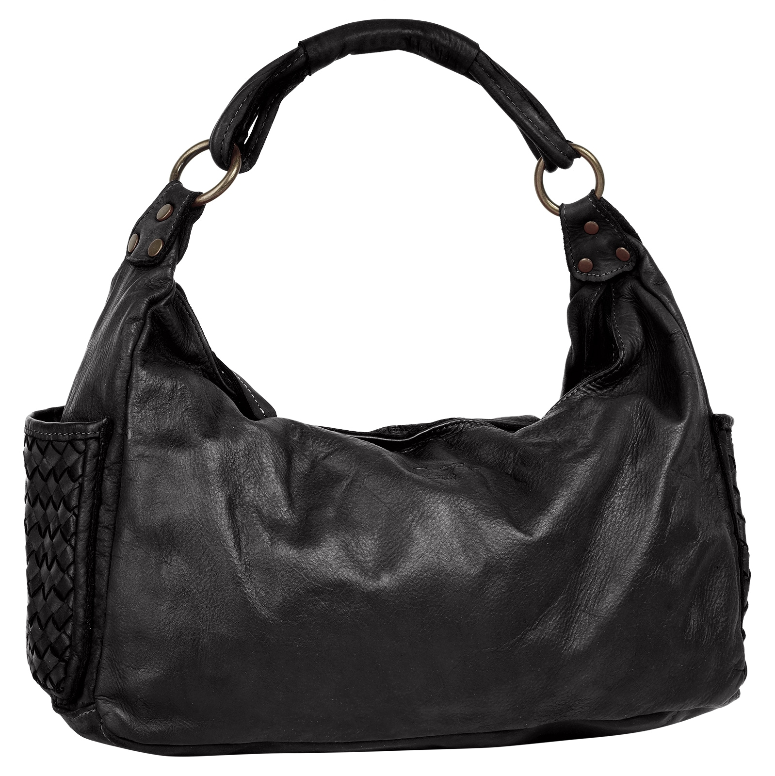 Samantha Look Henkeltasche, echt Leder, Made in Italy