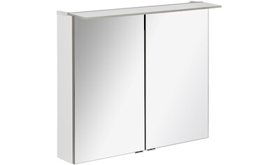 FACKELMANN Spiegelschrank »PE 80 - weiß«, Breite 80 cm, mit 2 Türen doppelseitig... kaufen