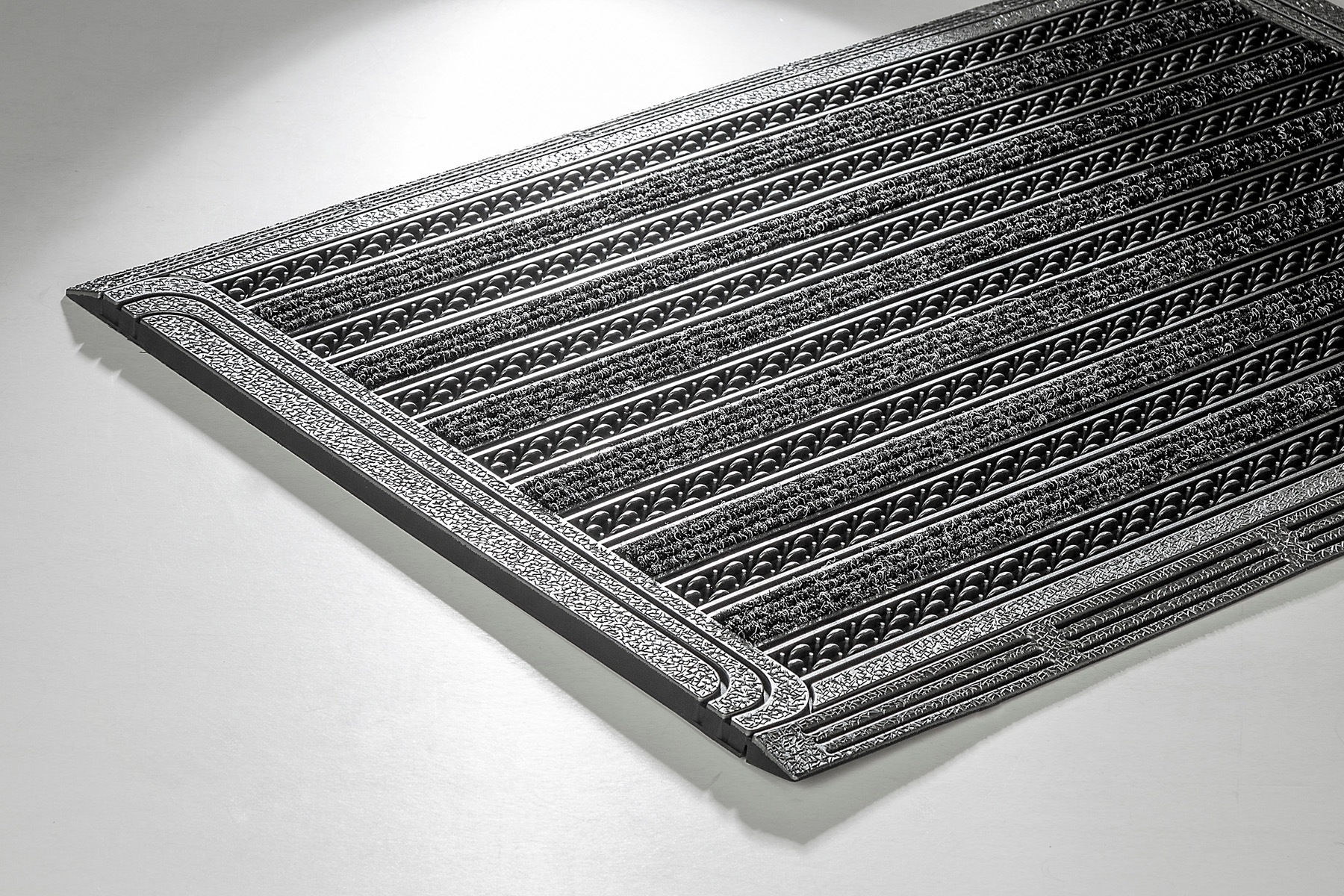 Home2Fashion Fußmatte »GridClean ST-XXL«, rechteckig, 12 mm Höhe, Schmutzfangmatte, robust & strapazierfähig, In- und Outdoor geeignet