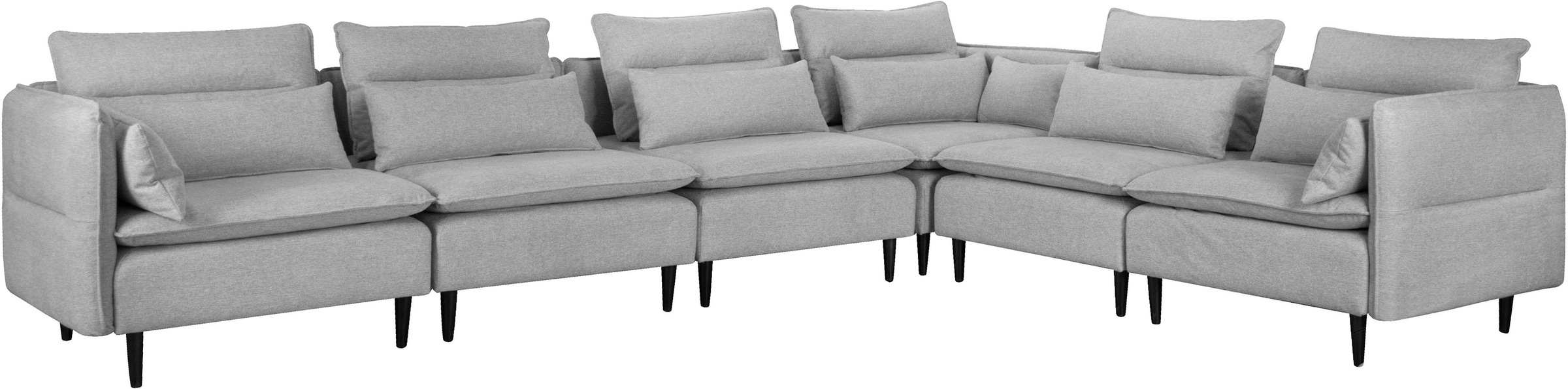 andas Ecksofa »ALVIK L-Form«, zusammengesetzt aus Modulen, erweiterbar mit günstig online kaufen