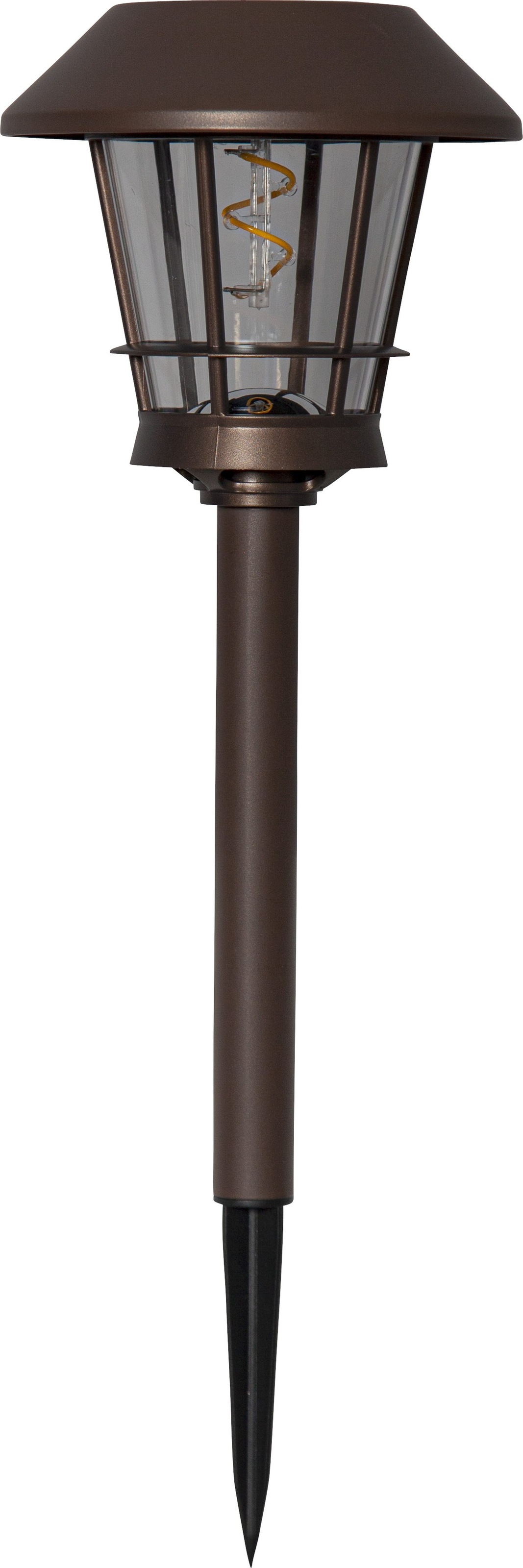 Parforce Traditional Hunting LED Solarleuchte »Solar-Wegleuchte Fergus« LED-Board 1 Stk. Warmweiß Spiral-Filament-LED, 3000 K, Dämmerungssensor