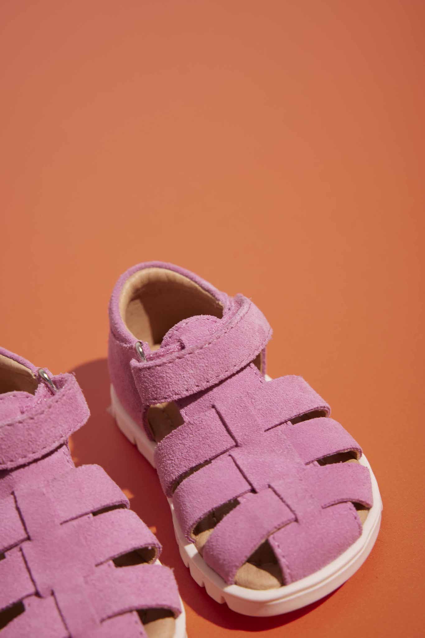 Bisgaard Sandale »beka s Weite: normal«, Klettschuh mit Lederinnenausstattung, Größenschablone zum Download