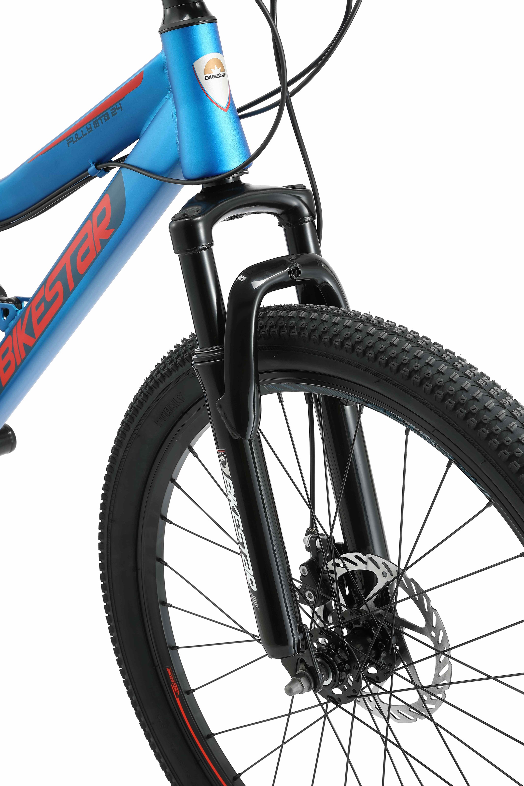 Bikestar Jugendfahrrad, 21 Gang, Shimano, RD-TY21 Schaltwerk, Kettenschaltung