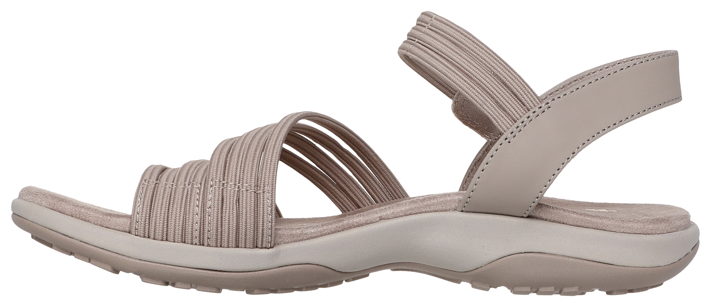 Skechers Sandale »REGGAE SLIM«, Sommerschuh, Trekking Sandale mit praktischem Klettverschluss