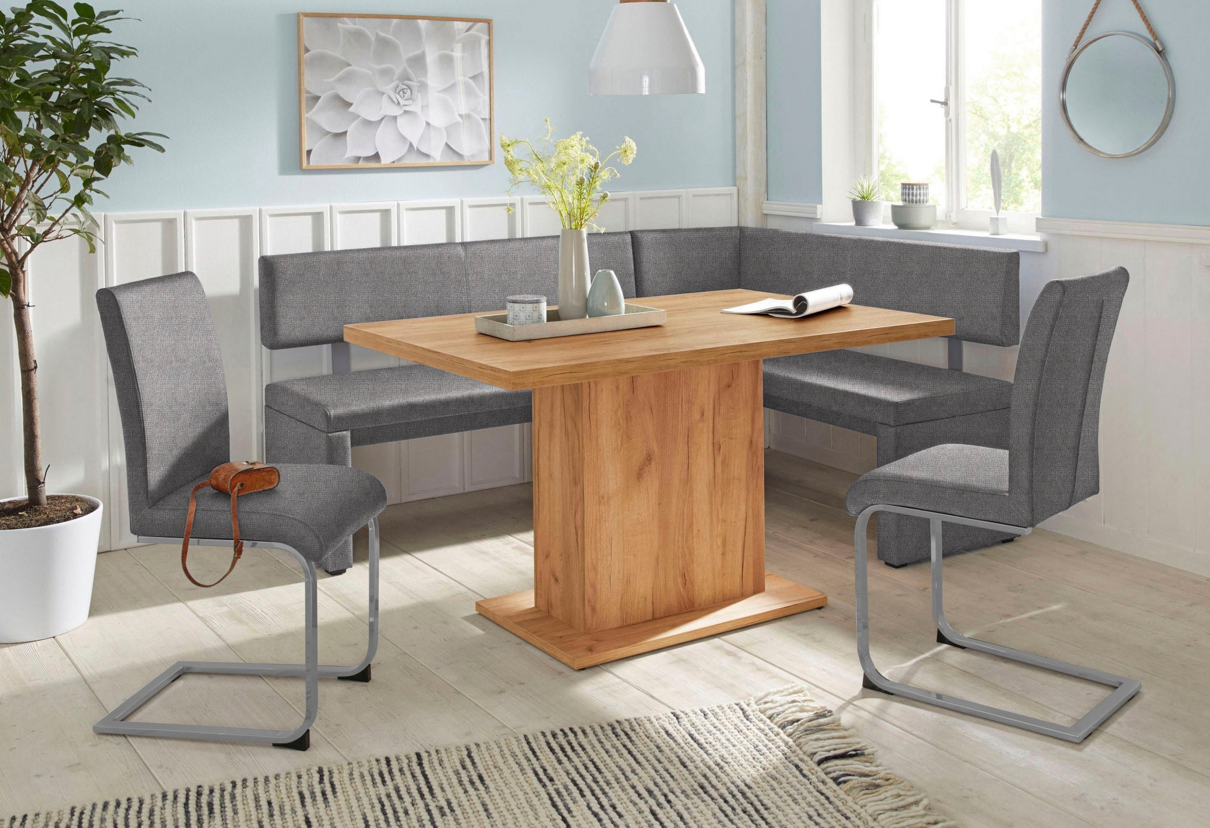 Home affaire Eckbank "Charissa" in 3 Größen, verschiedene Qualitäten günstig online kaufen