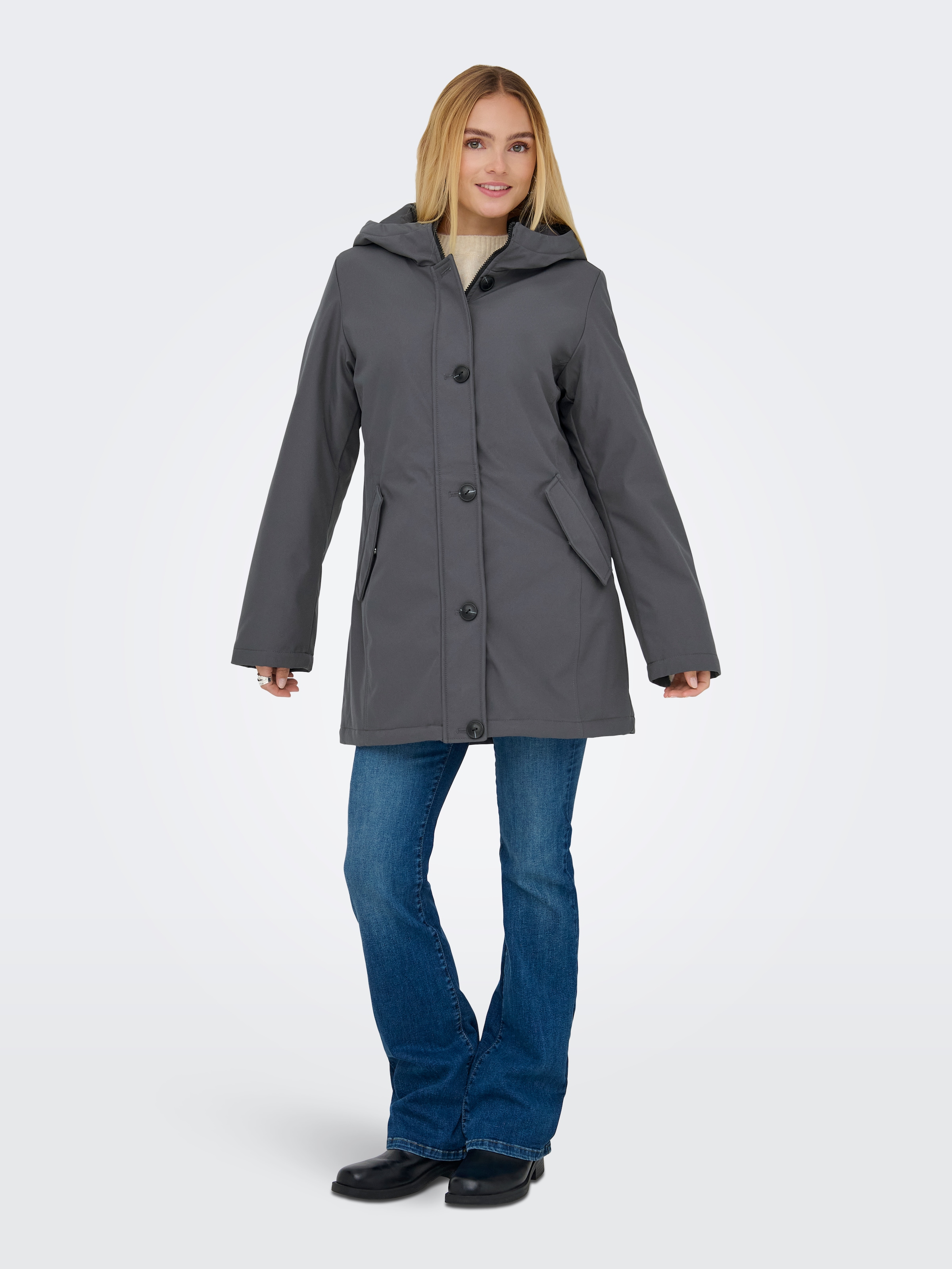 ONLY Parka »ONLOLIVIA LIFE PARKA COAT CS OTW« mit Kapuze