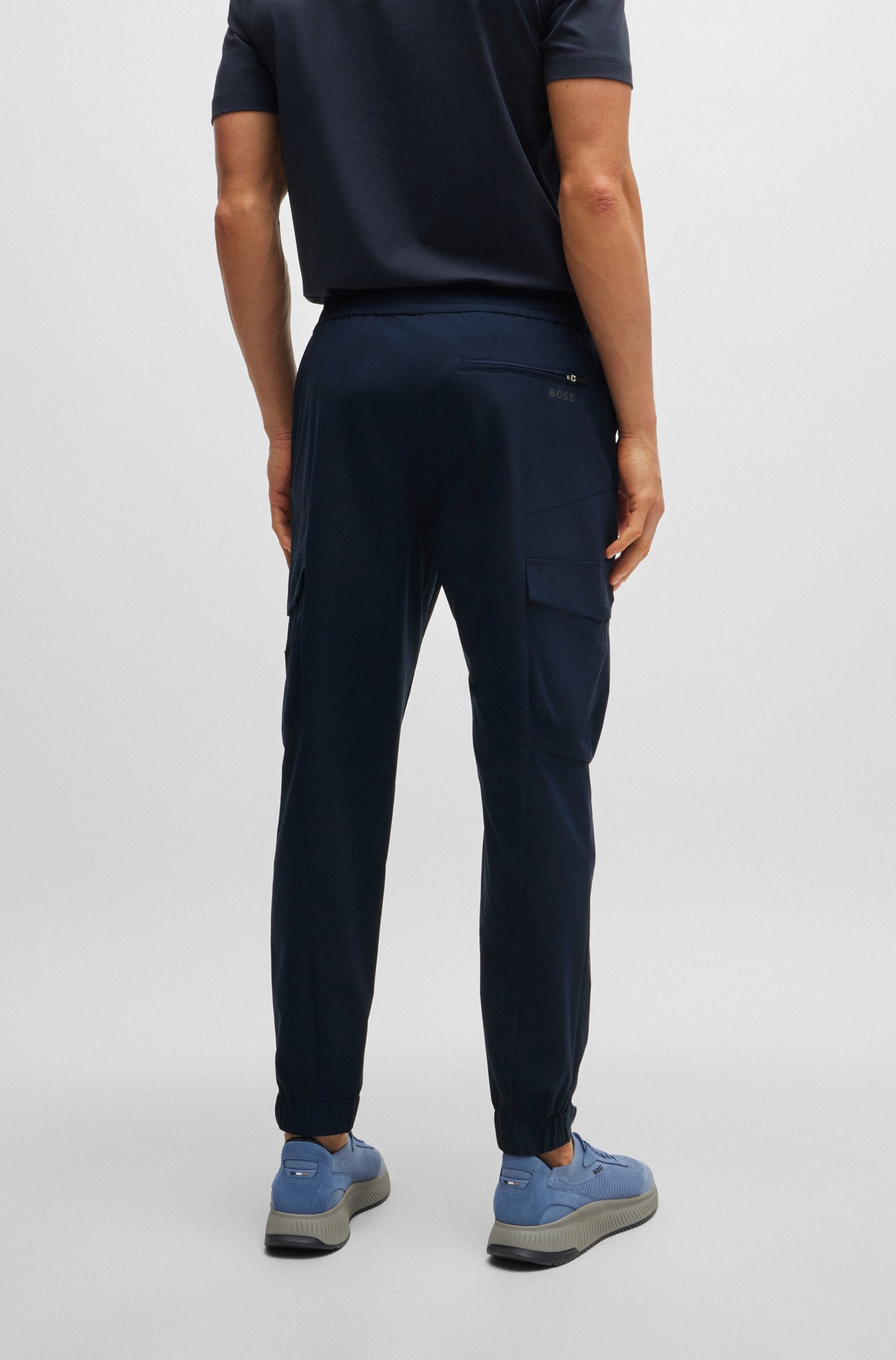 BOSS GREEN Cargohose »T Urbanex-CargoLight«, mit elastischem Bund und Kordelzug