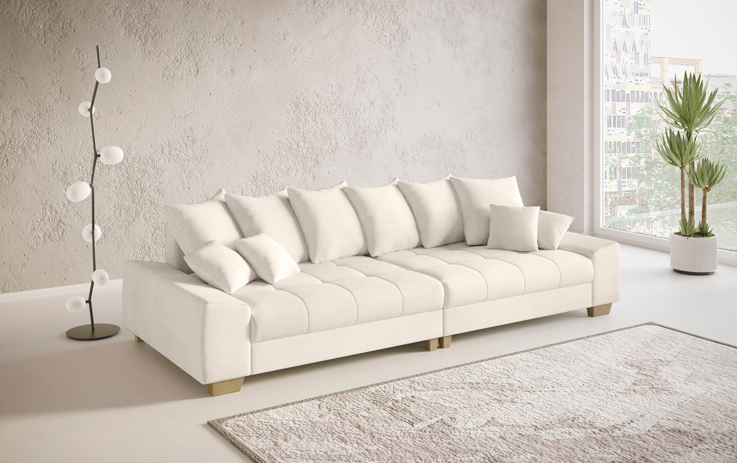 Mr. Couch Big-Sofa »Nikita II«, mit Kaltschaumpolsterung bis 140kg belastbar