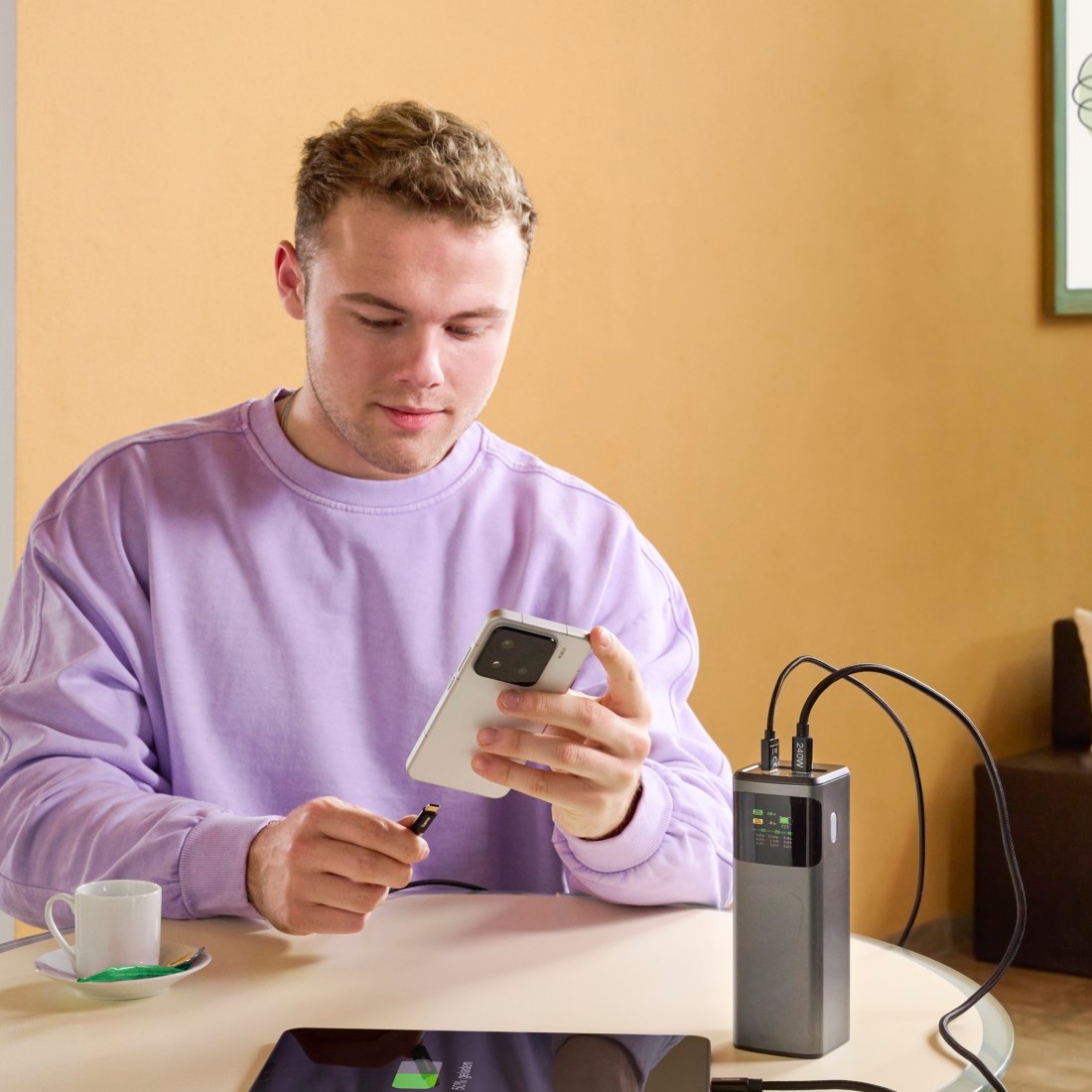 Hama Powerbank »Powerbank (65 W, 20000 mAh, 2x USB-C, 1x USB-A, Schnellladen)« 4.900 mAh