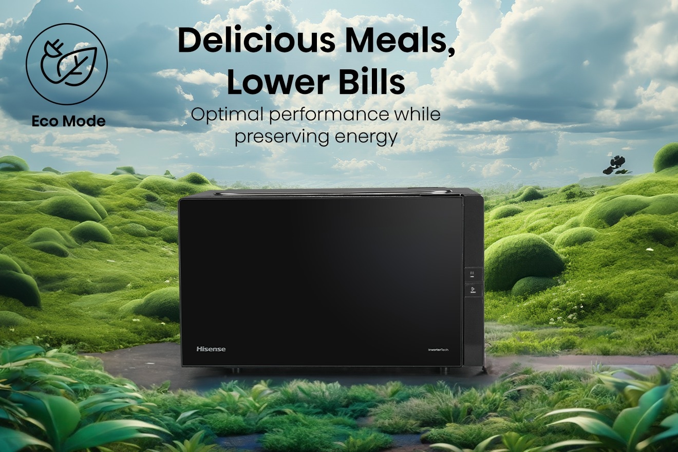 Hisense Mikrowelle »H25MOBS4HGI«, Mikrowelle-Grill, 1320 W, Inverter Technologie