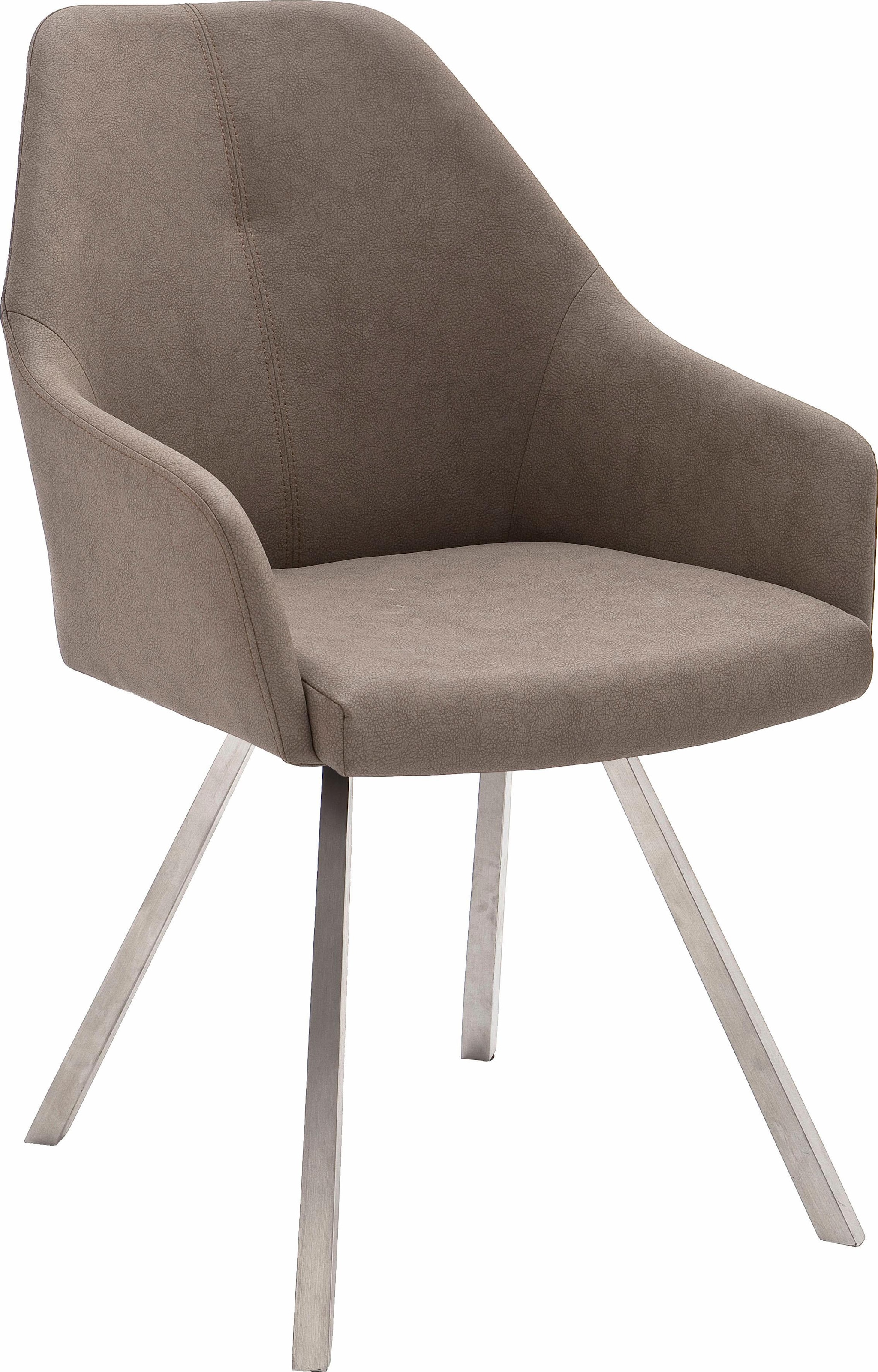 MCA furniture 4-Fußstuhl »Madita A-eckig« (Set) 2 Stk. Kunstleder Stuhl bel günstig online kaufen
