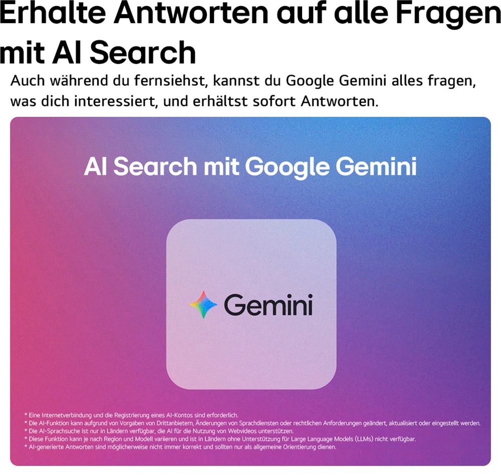 LG Mini-LED-Fernseher »50MRGB87B9B« 126 cm/50 ″ Smart-TV