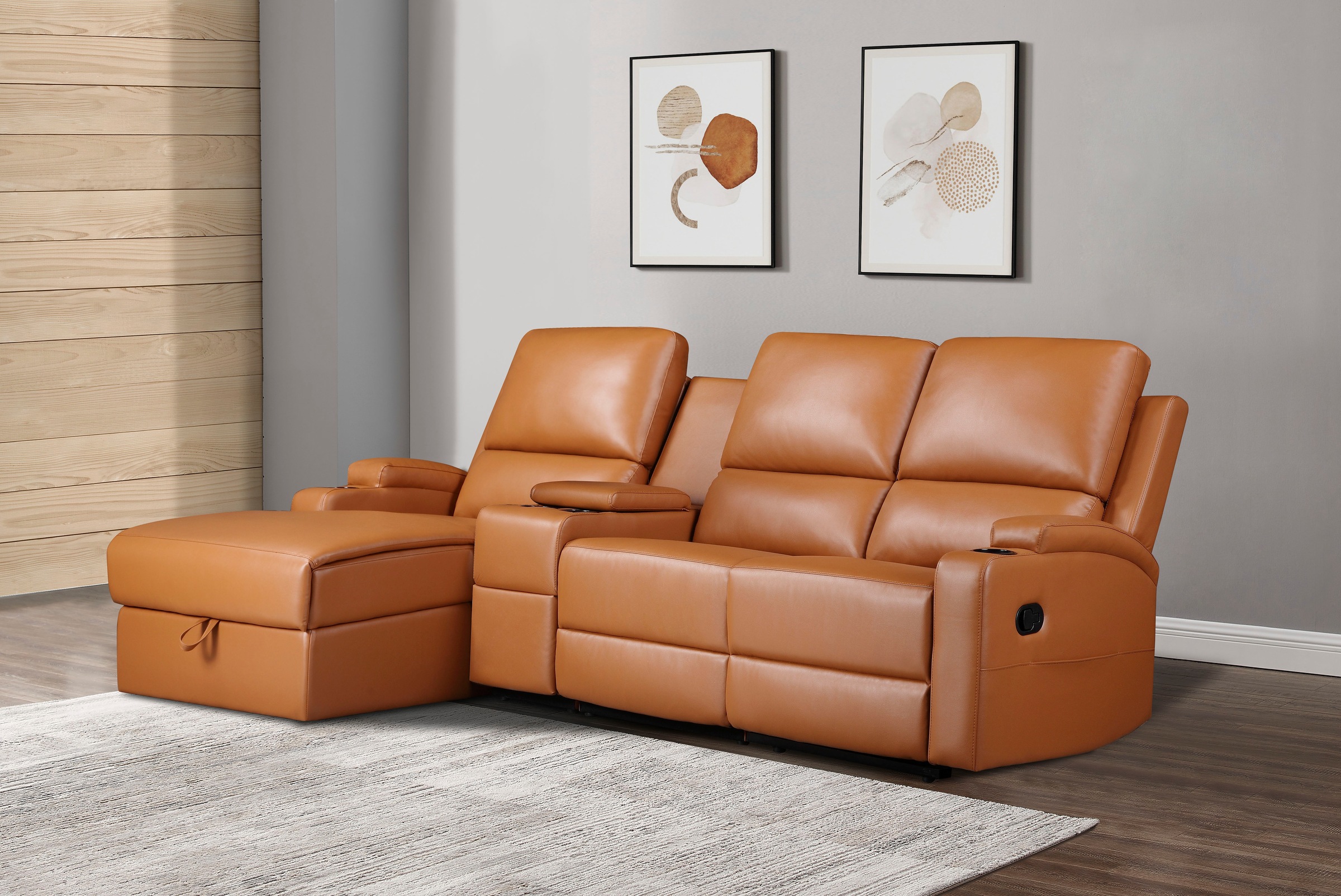 Home affaire Ecksofa »Napori Multimediasofa, 3er Kinosessel XXL, L-Form,«, günstig online kaufen