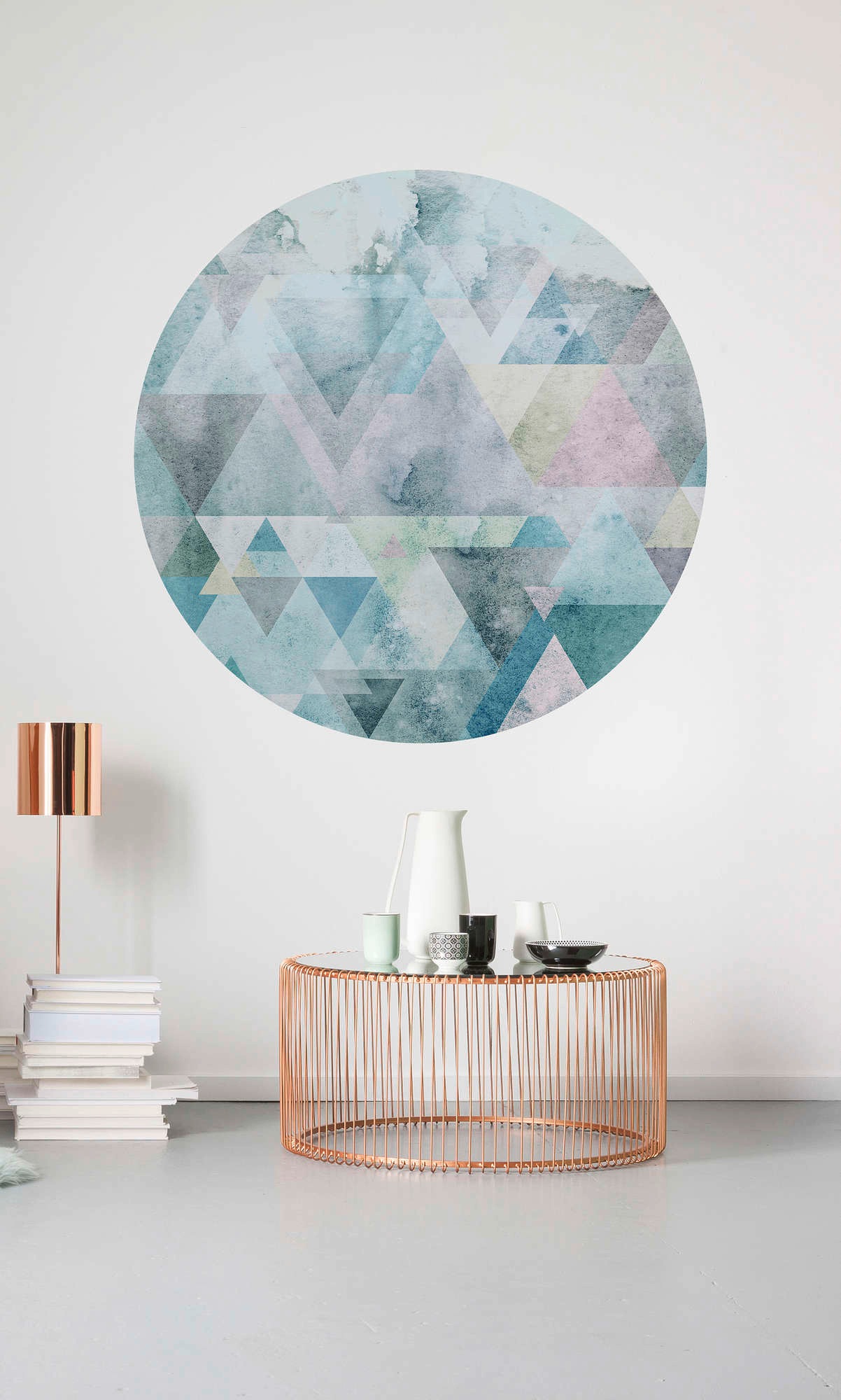 Komar Vliestapete »Vlies selbstklebend - Blueprism - Größe 125 x 125 cm«, bedruckt, Wohnzimmer, Schlafzimmer