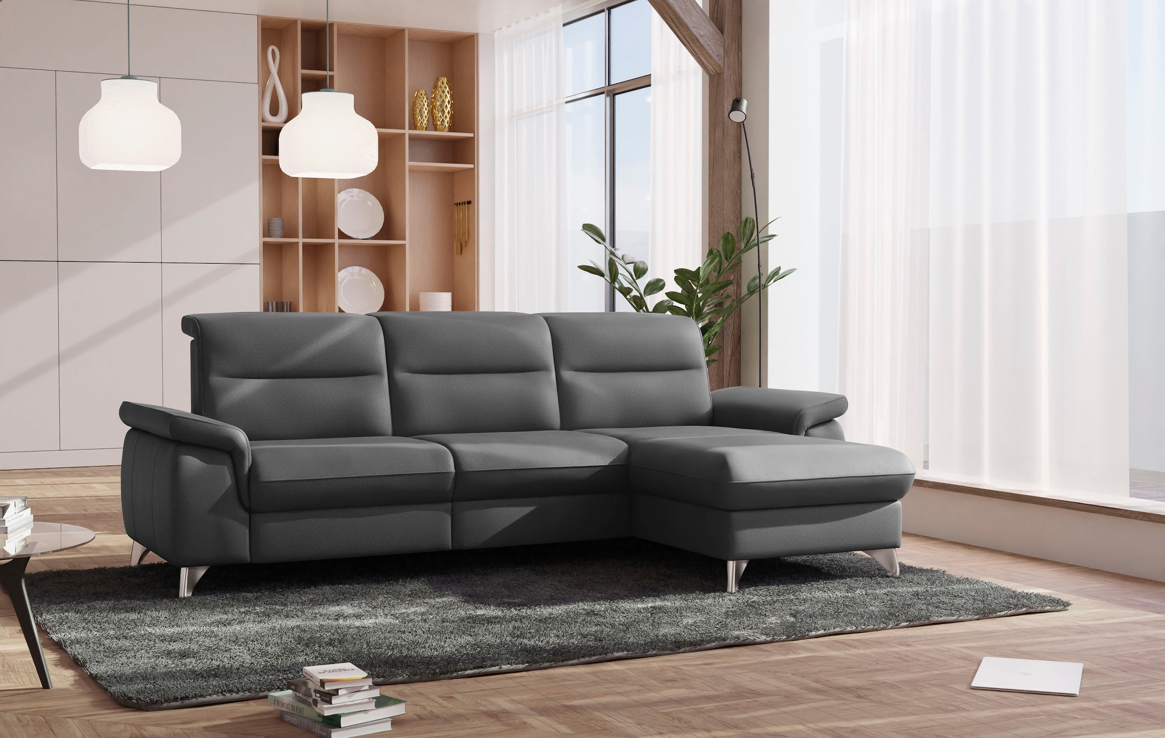 sit&more Ecksofa Astoria L-Form, wahlweise mit motorischer Relaxfunktion günstig online kaufen