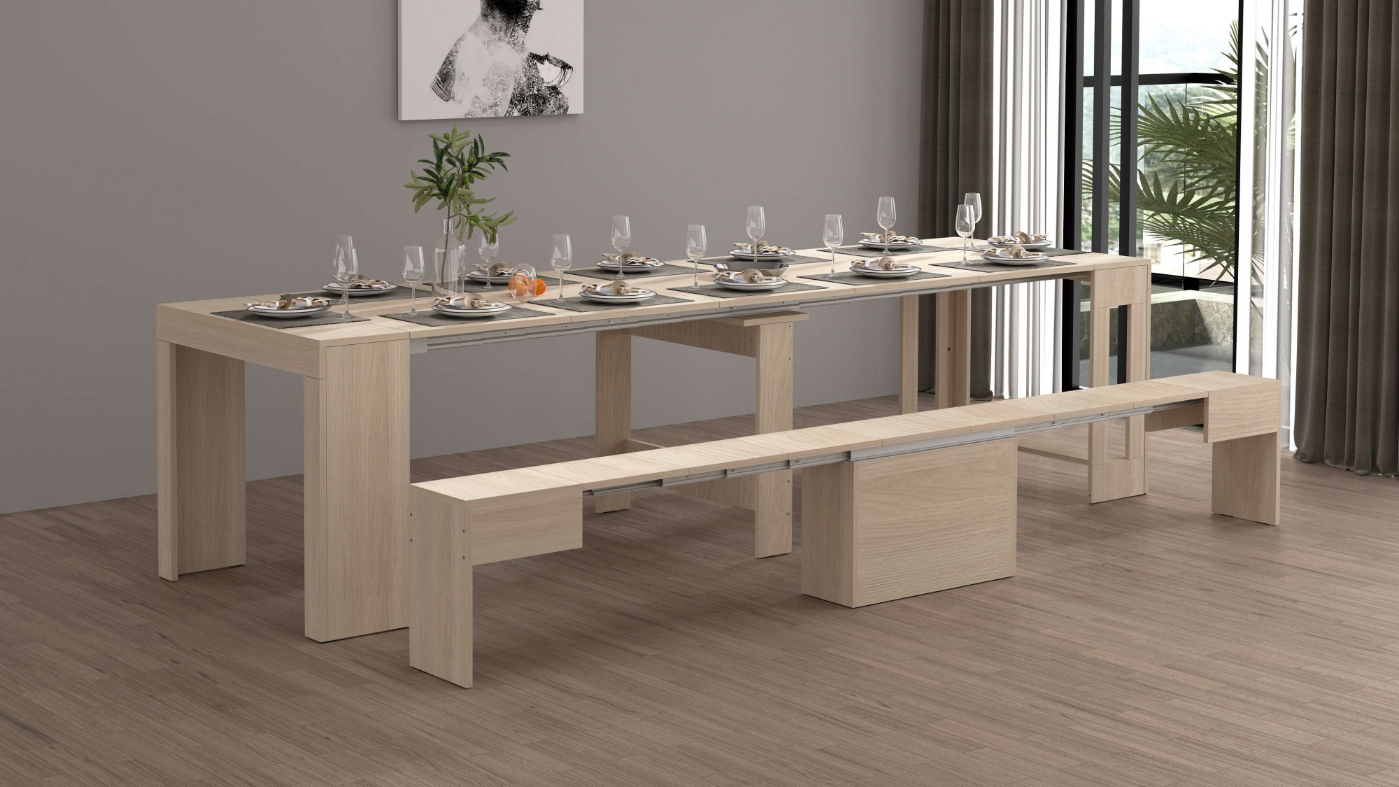 INOSIGN Sitzbank »Praktika, Sitzbank, Bank« 1 Stk. tlg. mit Auszugsfunktion günstig online kaufen