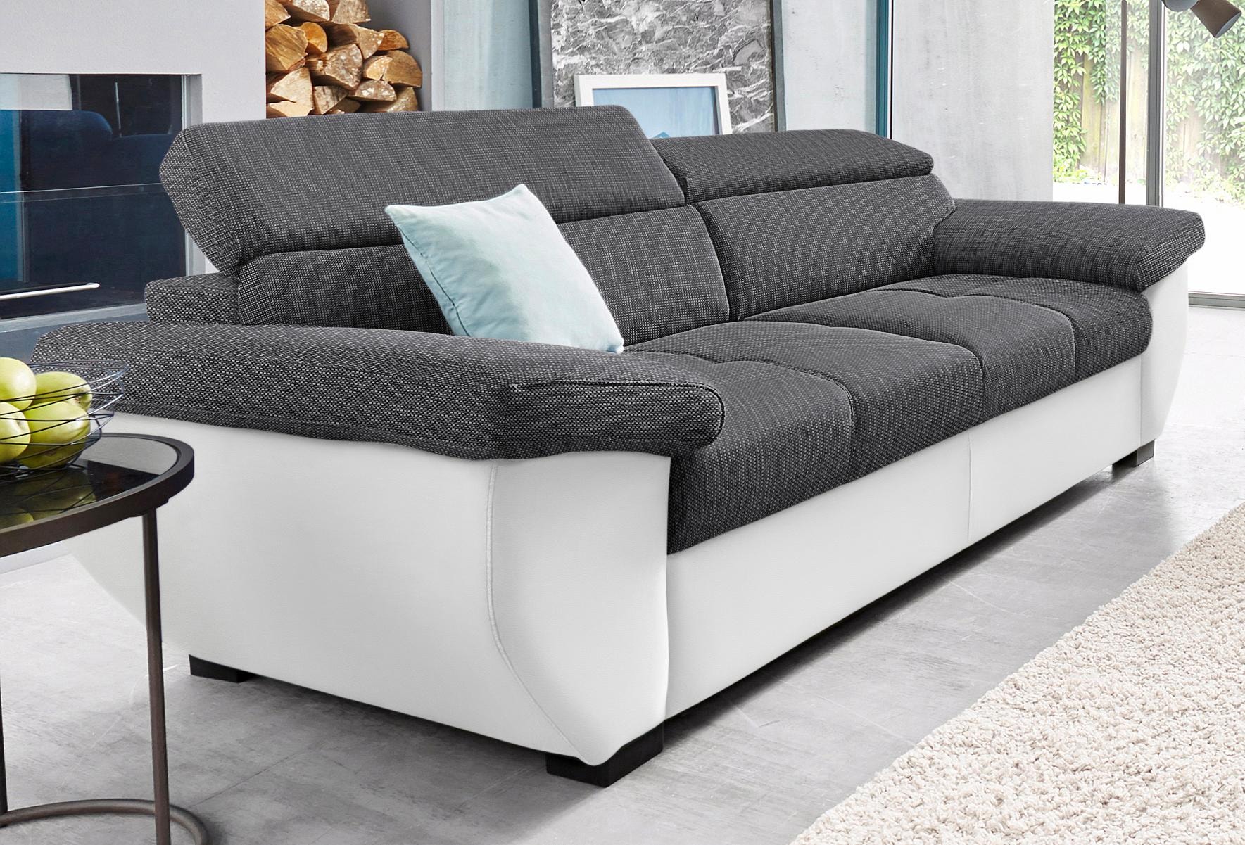 COTTA 2,5-Sitzer »Speedway«, Big-Sofa mit Kopfteilverstellung günstig online kaufen