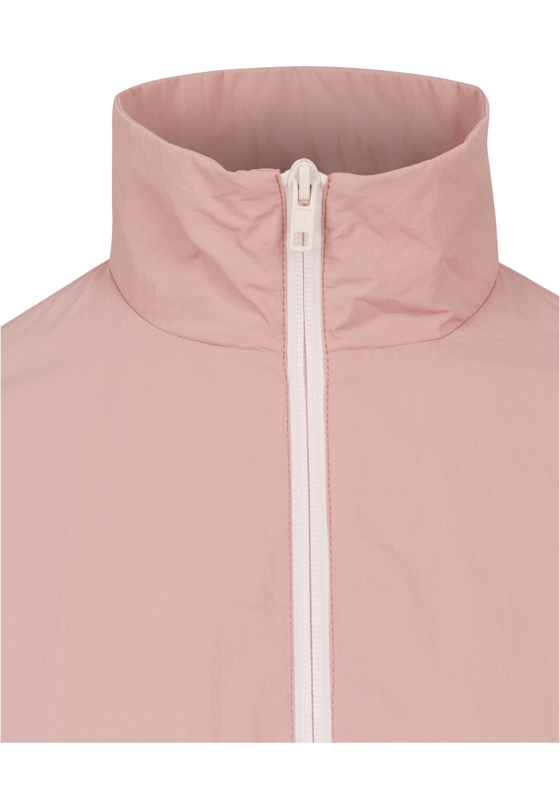 URBAN CLASSICS Allwetterjacke »Urban Classics Damen Ladies 3-Tone Crinkle Track Jacket« 1 Stk. tlg. ohne Kapuze