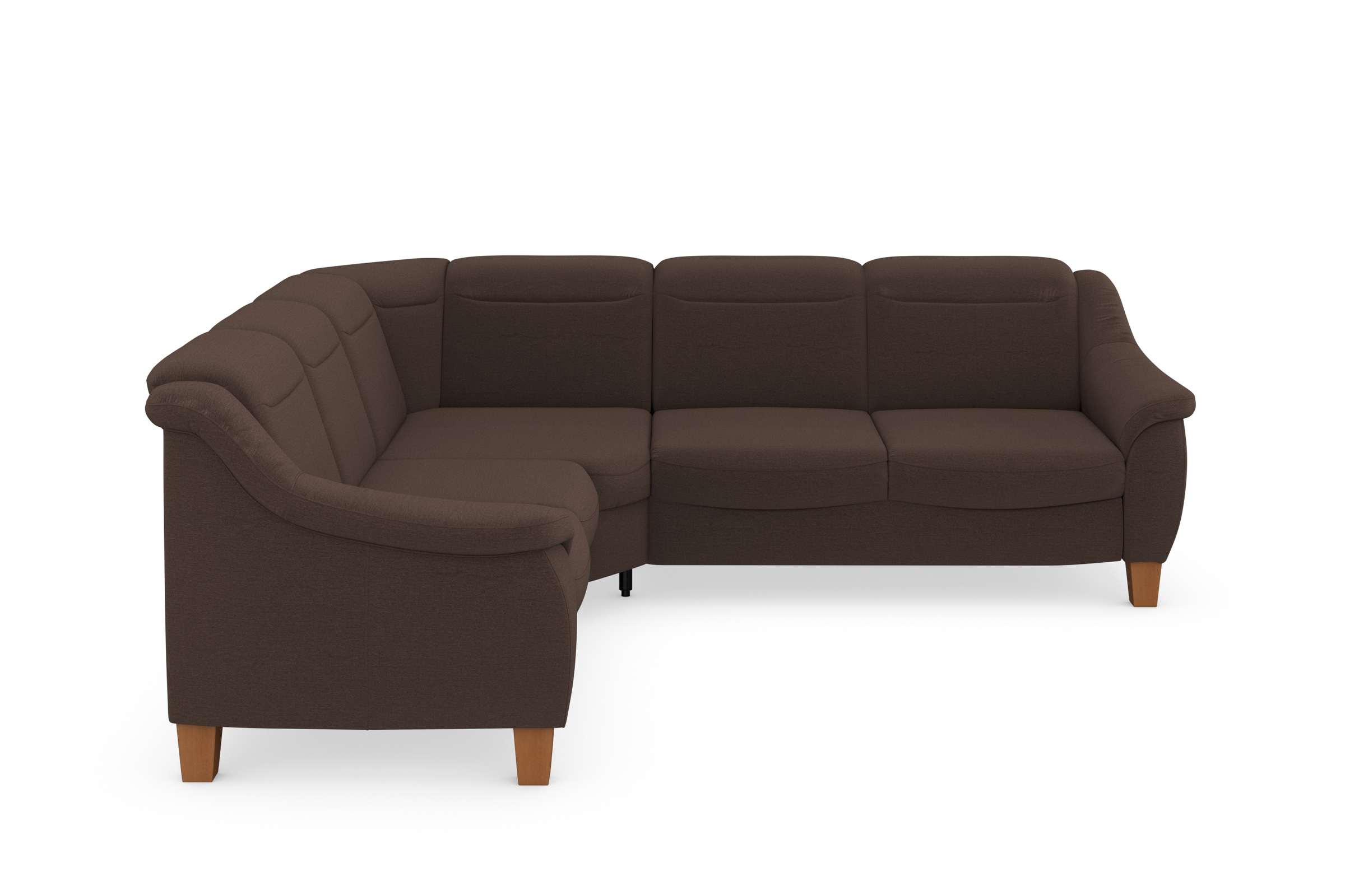 Home affaire Ecksofa »Caldera L-Form« Federkern, wahlweise mit Kopfteilvers günstig online kaufen