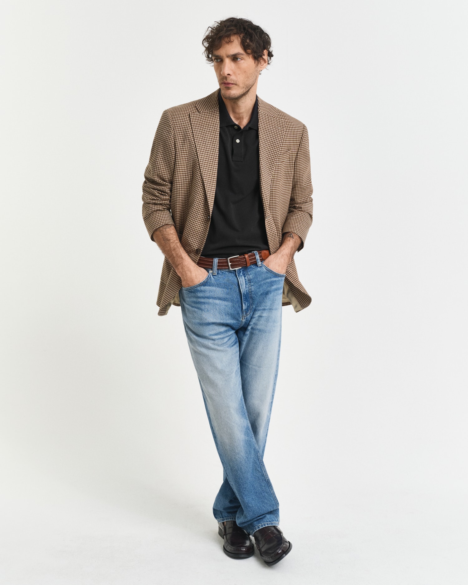 Gant Poloshirt »REG SHIELD LS PIQUE RUGGER« mit Logotickerei auf der Brust