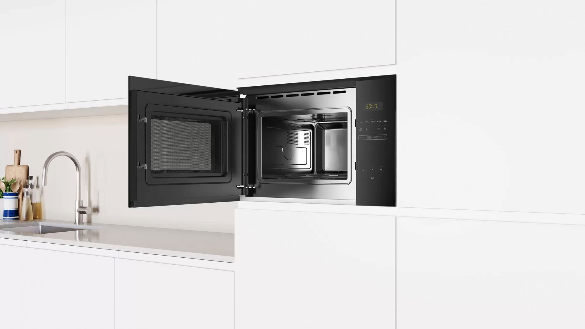 Constructa Einbau-Mikrowelle »CC4P91562« Mikrowelle 900 W