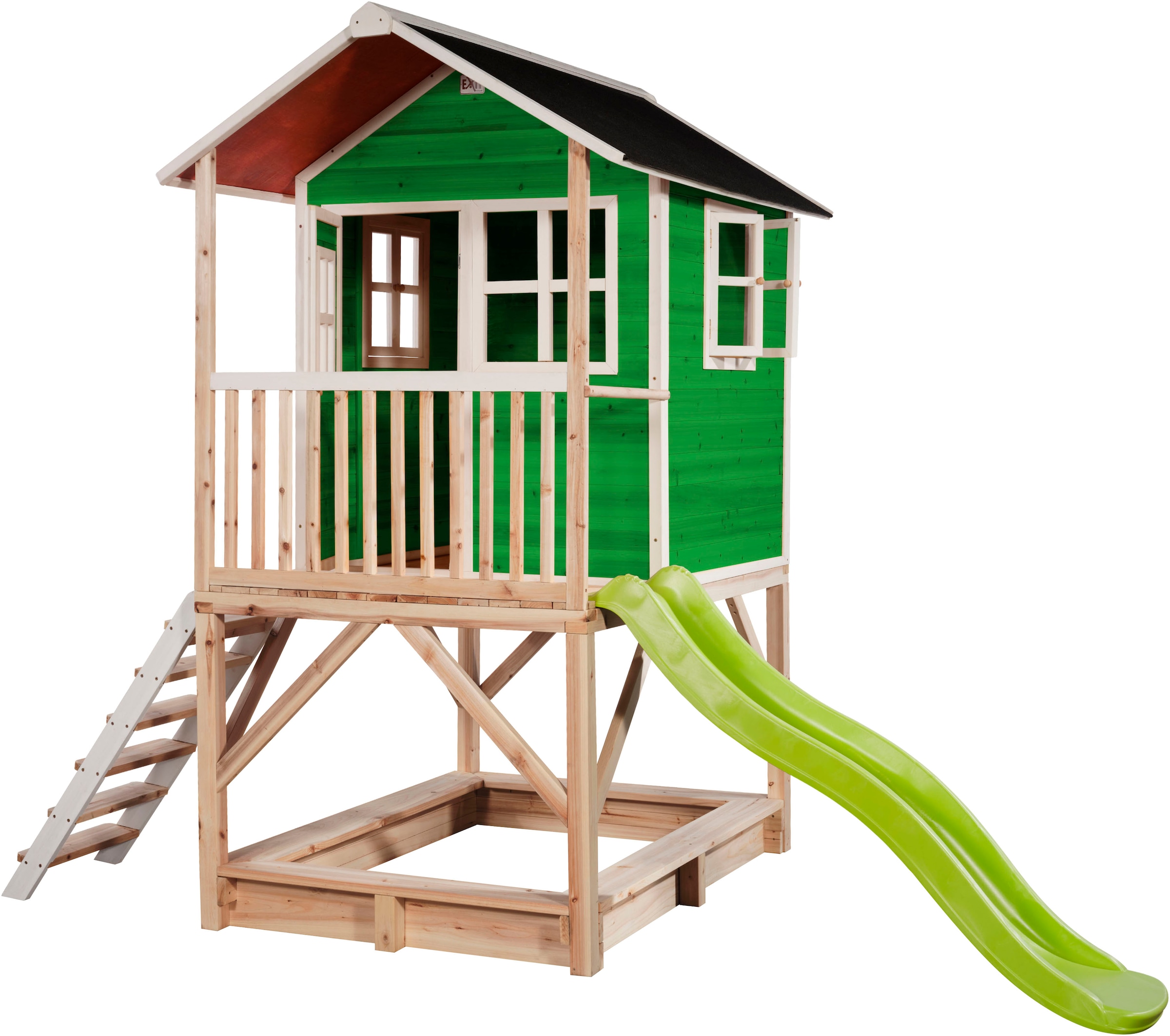EXIT Spielhaus »Loft 500, grün«, FSC® - schützt Wald - weltweit