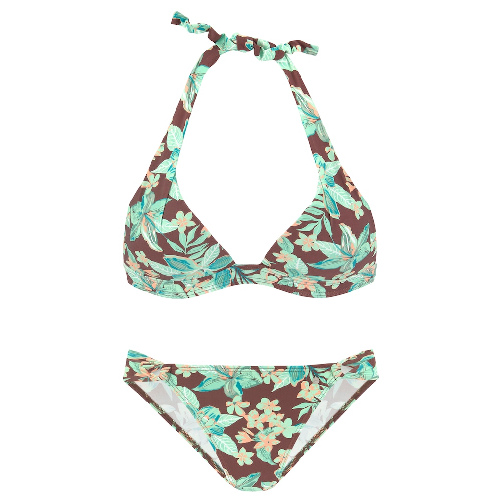 s.Oliver Triangel-Bikini, Florales Design