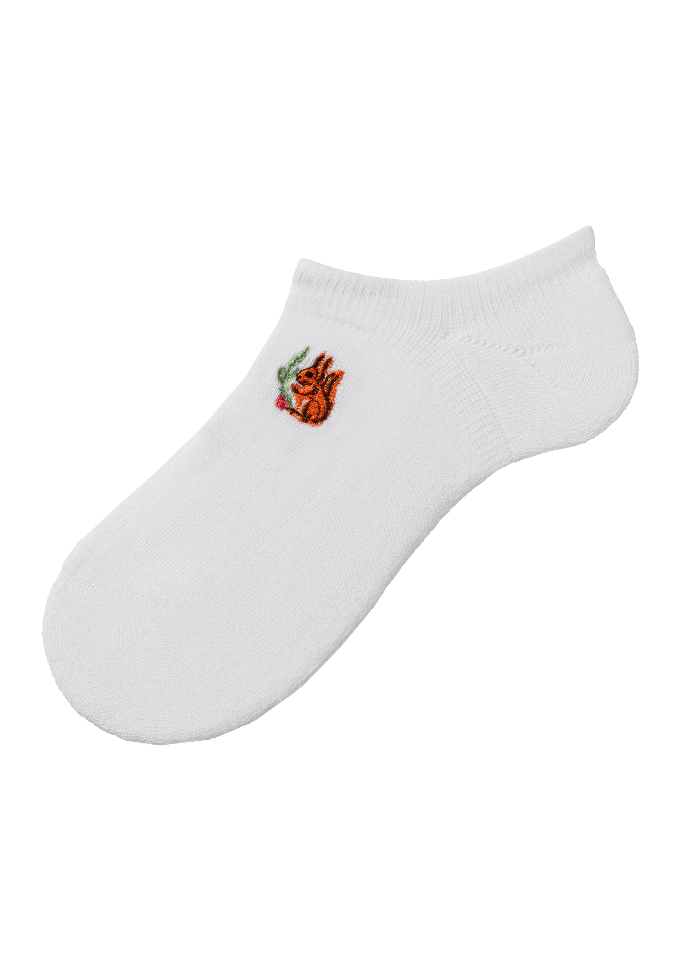 H.I.S Sneakersocken Packung, 5 Paar tlg. mit kleiner Stickerei