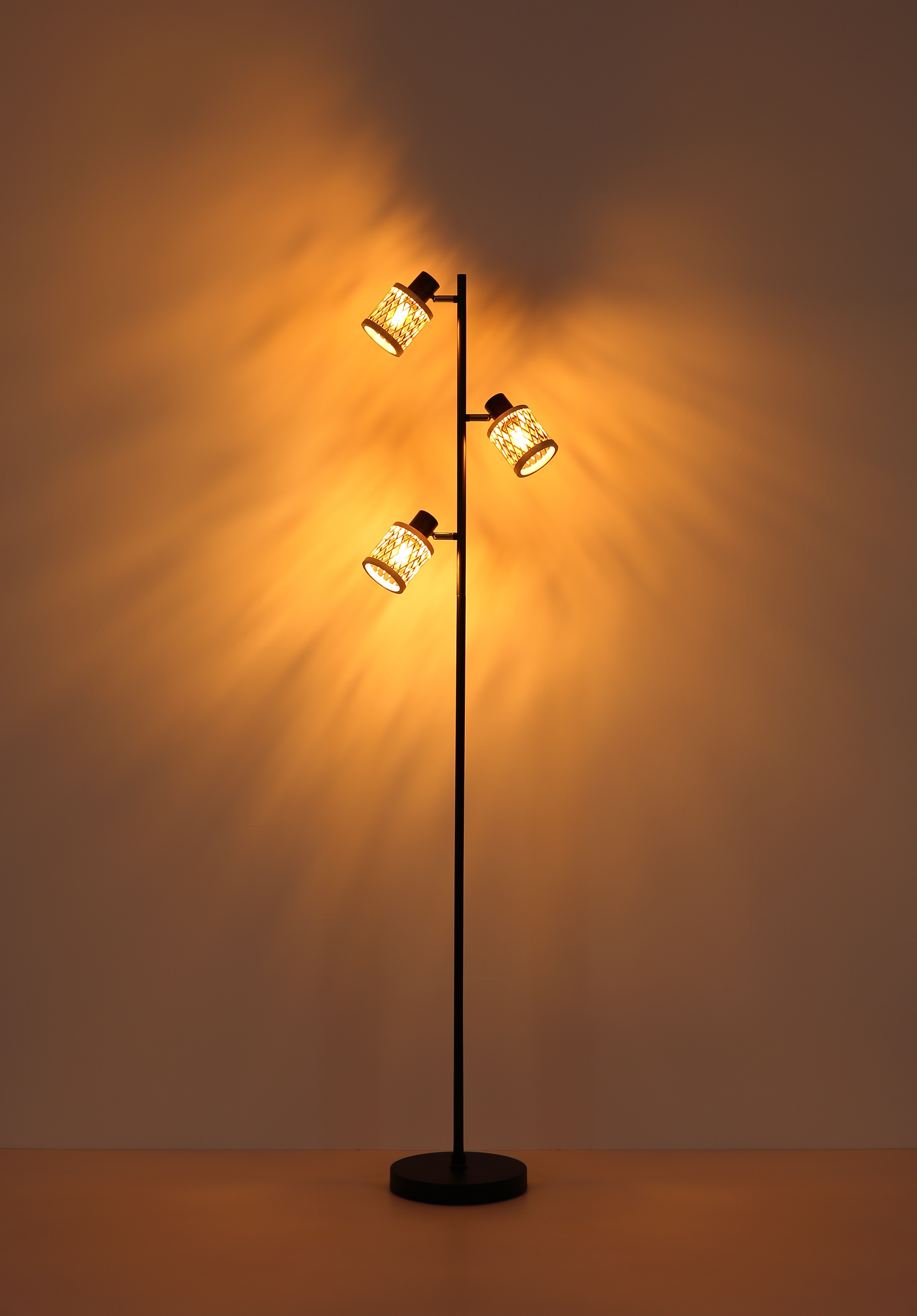 NOWA Stehlampe »MALI« E14 1 Stk. Stehlampe Wohnzimmer Schlafzimmer Flur Design-Leuchte