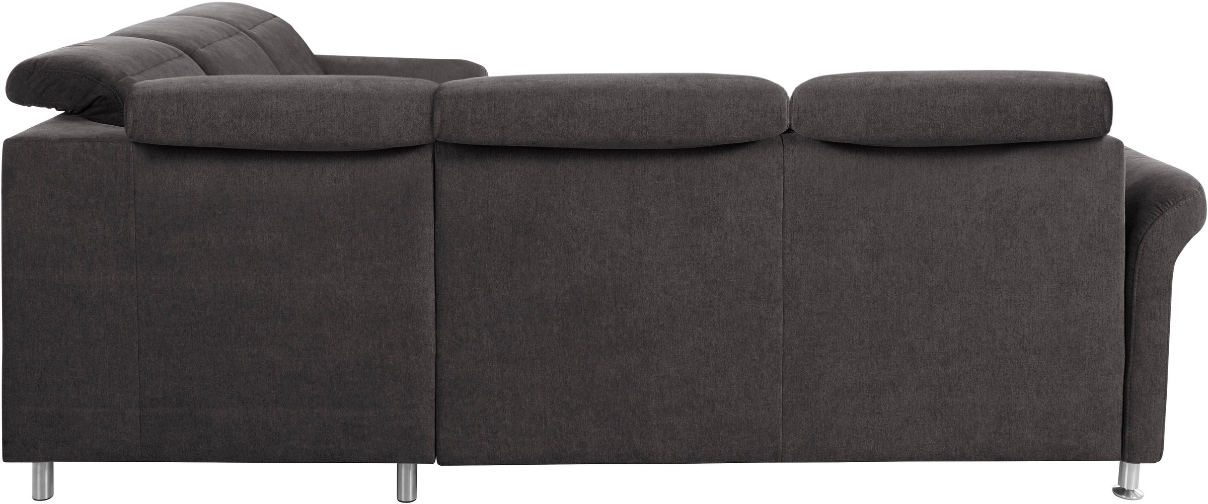 sit&more Ecksofa »Darwin L-Form«, inklusive Federkern, wahlweise mit Kopfteilverstellung, Bettfunktion