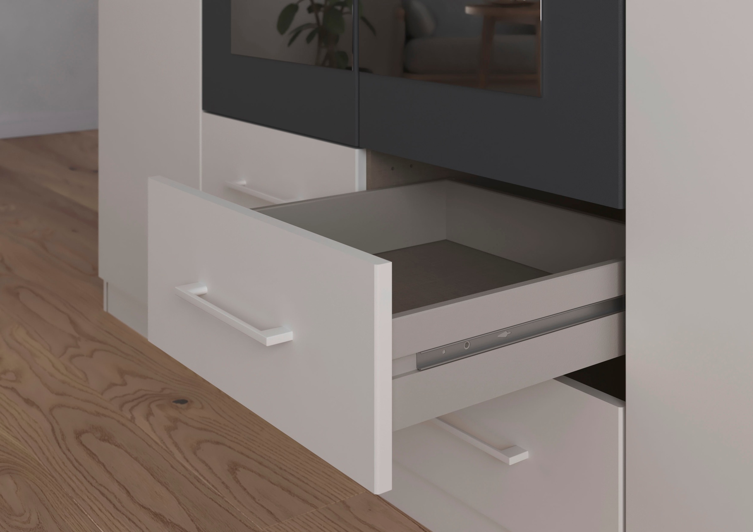 rauch Drehtürenschrank »Kleiderschrank Schrank Garderobe KREFELD optional mit Spiegel«, mit 3 Griff-Varianten, inkl. praktischen Schubladen MADE IN GERMANY