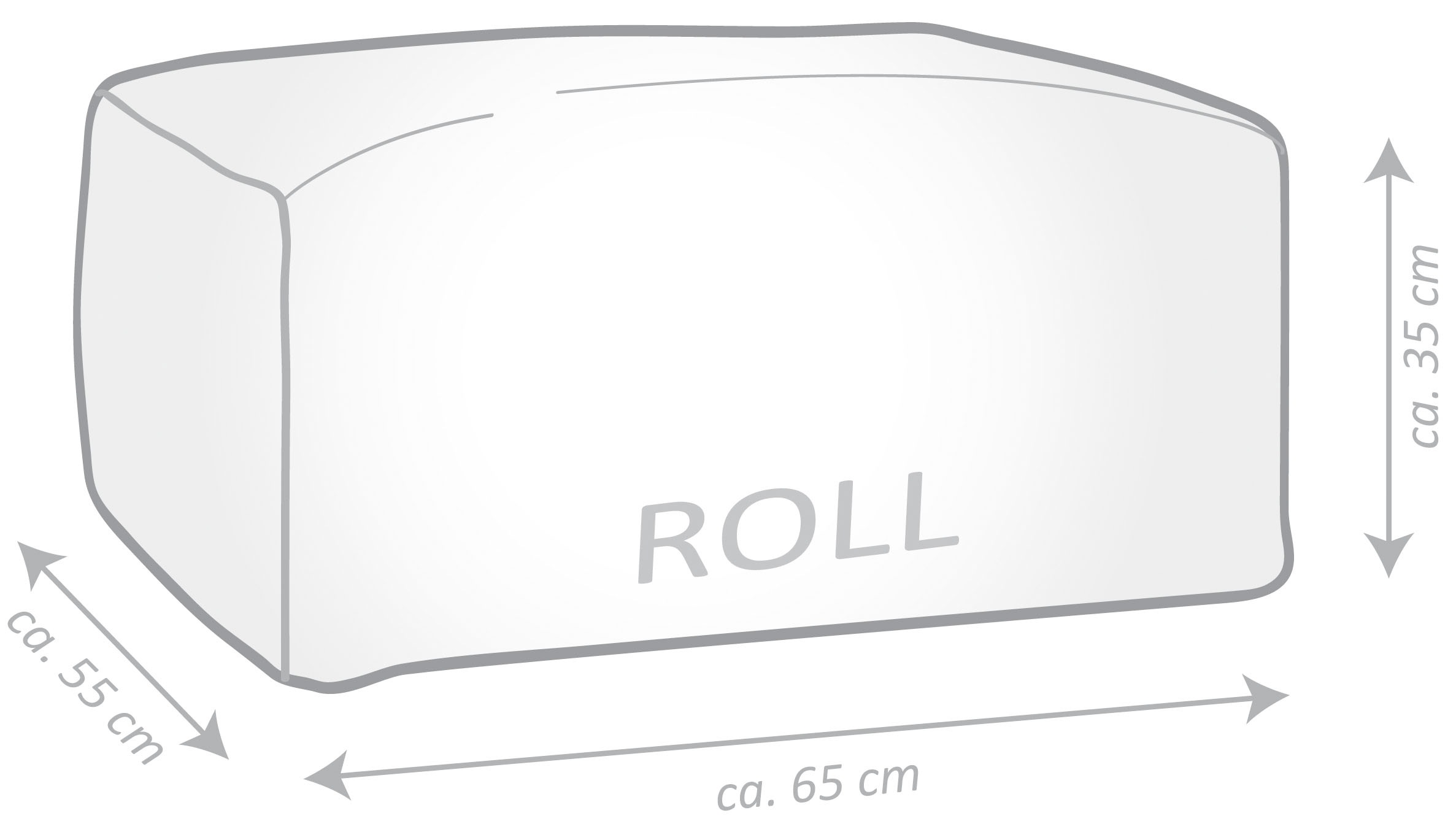 Magma Heimtex Sitzsack »Roll MARLA«, (1 St.)