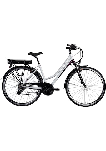 E-Bike »Z802 Damen«, 21 Gang, Shimano, Altus RD-M310, Heckmotor 250 W