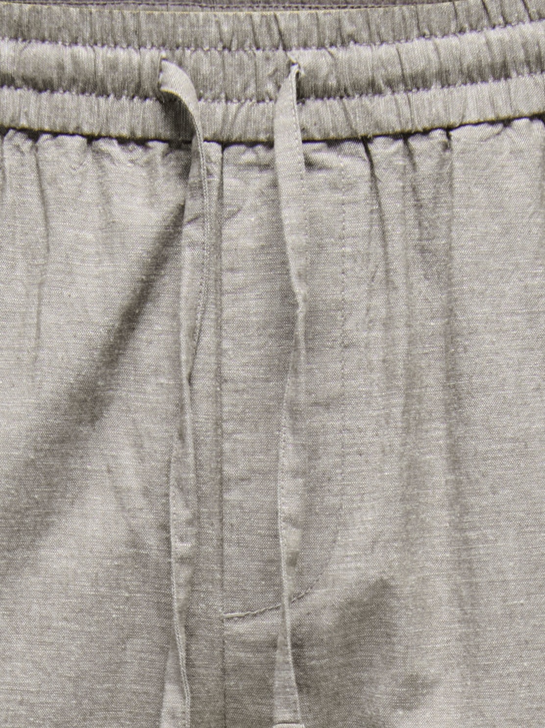 ONLY & SONS Schlupfhose »ONSLINUS CROP 0007 COT LIN PNT NOOS«  Baumwolle mit Leinen, Gummizug und Kordel