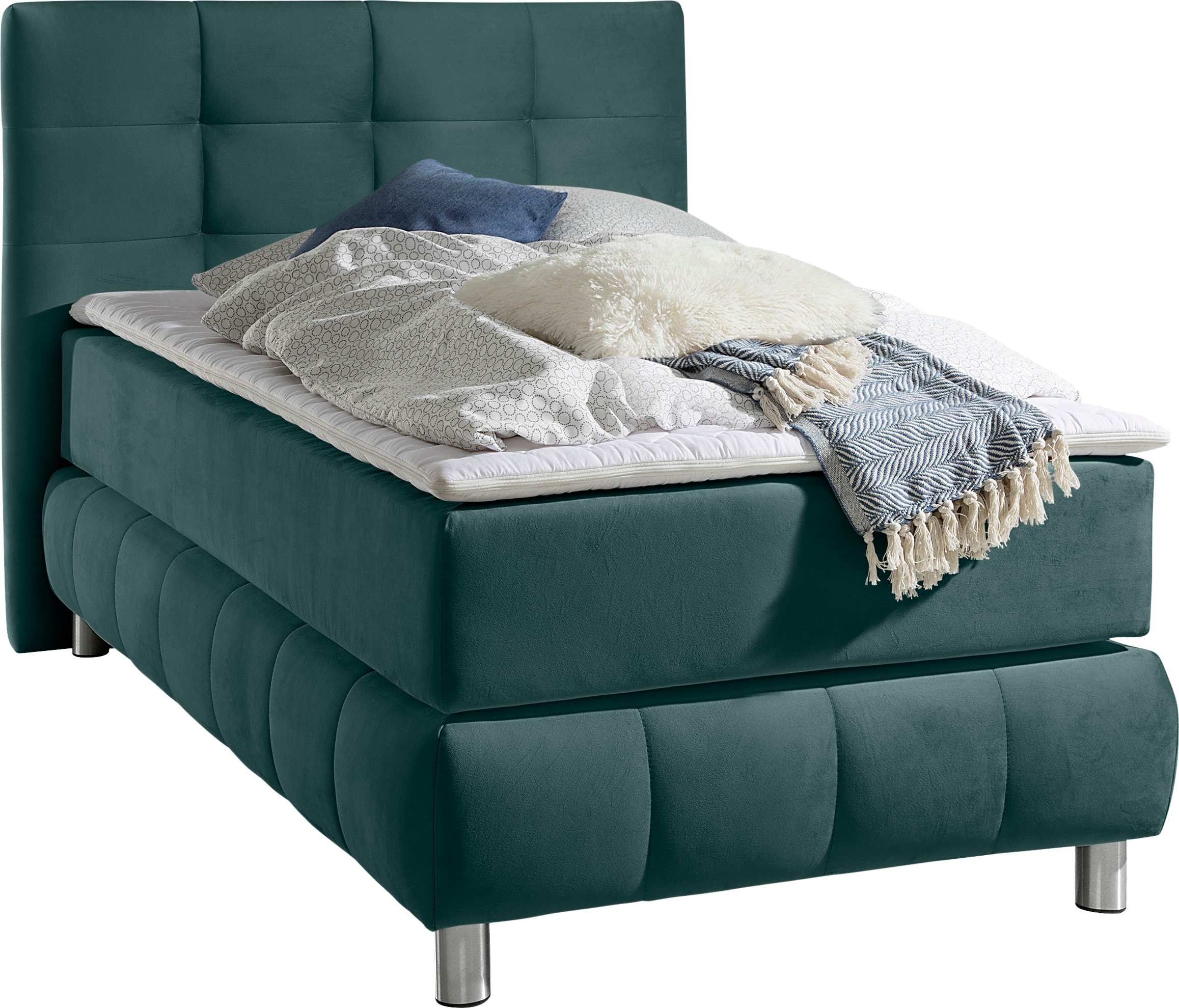 andas Boxspringbett »Salo« incl. Topper, 6 Breiten, 2 Härtegrade, TFK auch in Härtegrad 4