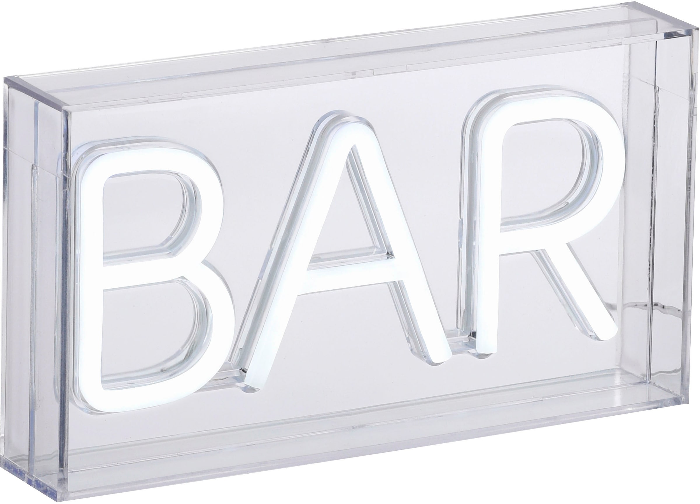 JUST LIGHT LED Wandleuchte »NEON-BAR«, 1 flammig, Leuchtmittel LED-Board günstig online kaufen