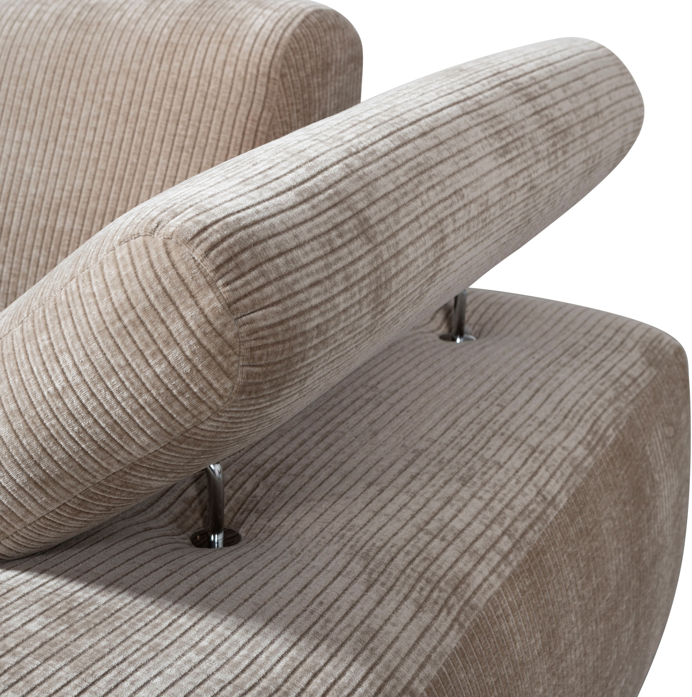 WOOOD Sofaelement »Mojo Bouclé-Bezug mit verstellbarer Armlehne B 124 x D 97 x H 74 cm« Maximale Verschleißfestigkeit, Tragkraft 120 kg, montiert geliefert