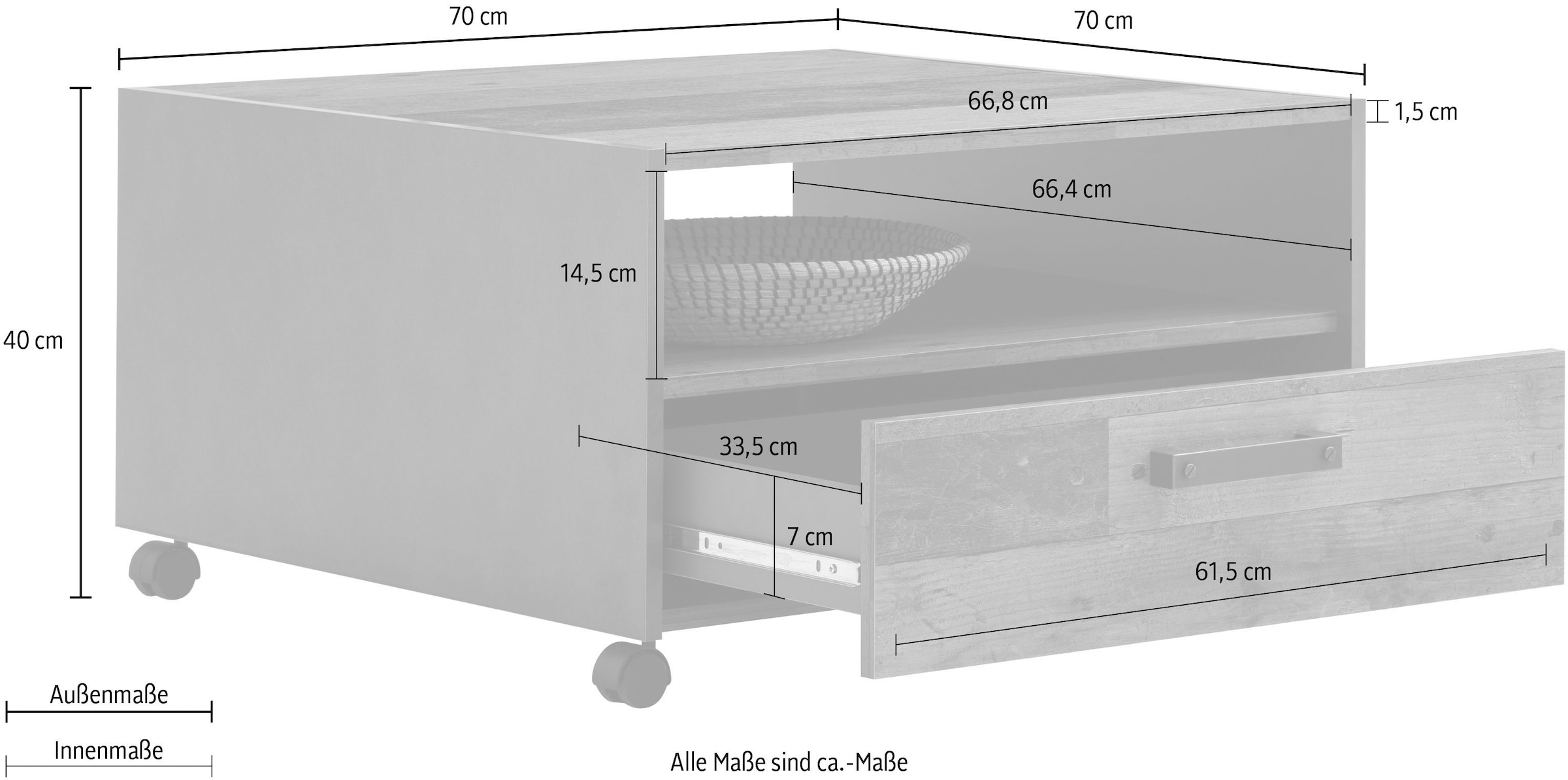 Home affaire Couchtisch »Tanum«