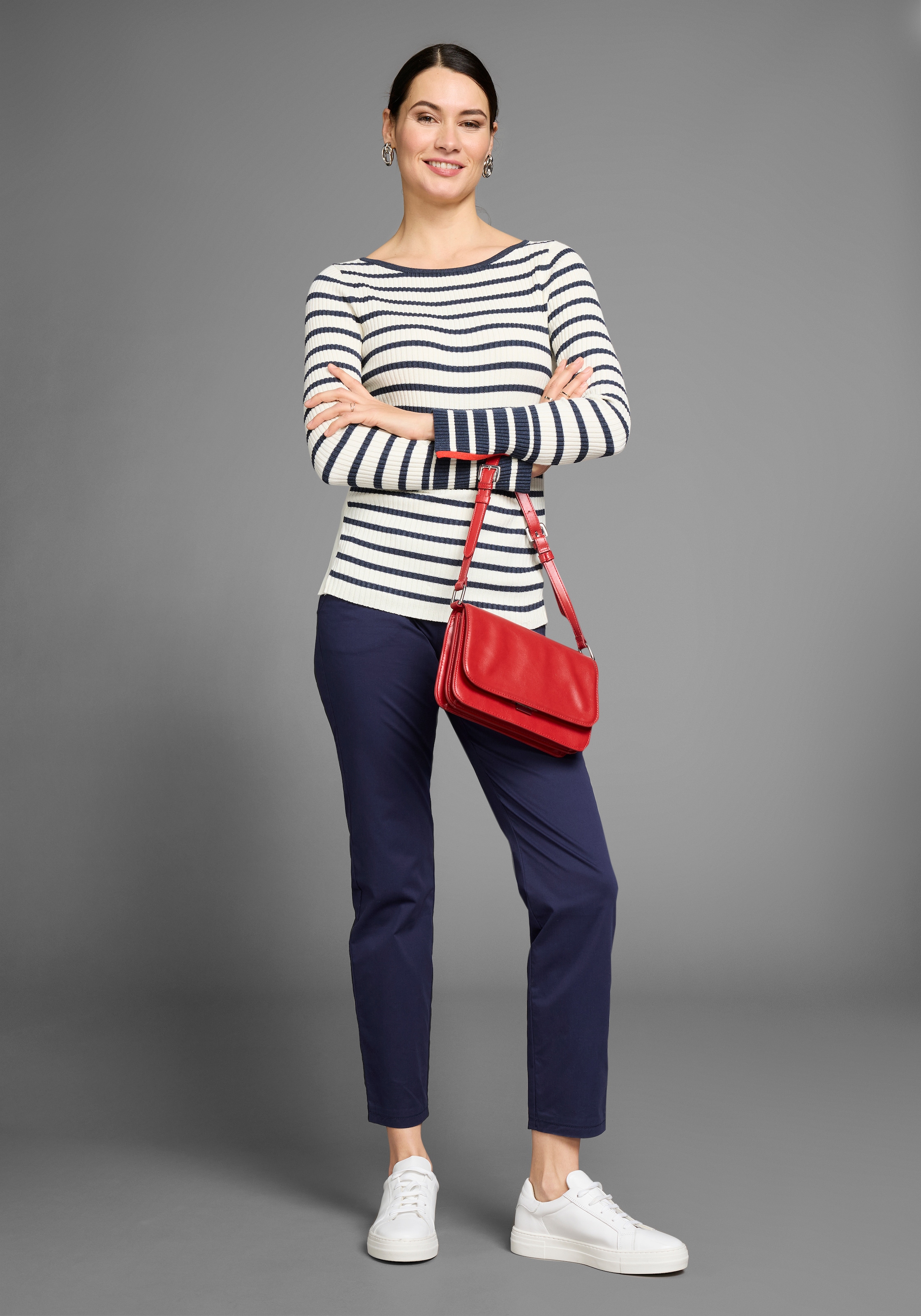 HECHTER PARIS Strickpullover, mit stilvollem Seitenschlitz