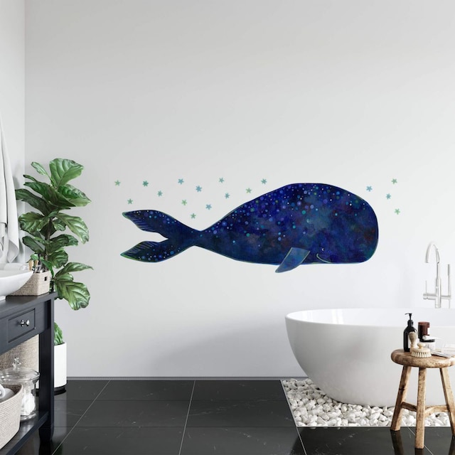 Wall-Art Der Walfisch«, (1 auf Raten kaufen »Märchenhaft Wandtattoo St.)