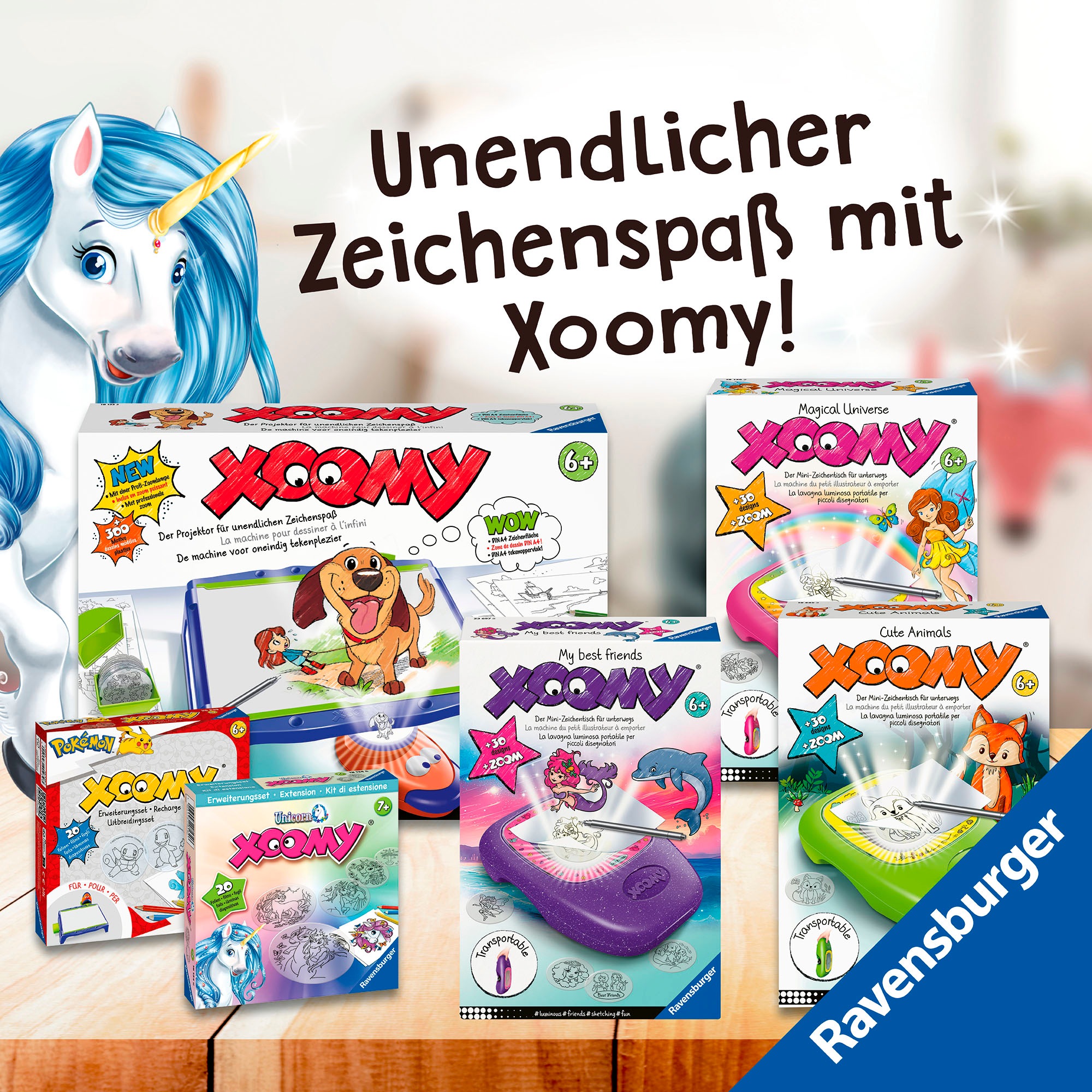 Ravensburger Malvorlage »Xoomy Midi, Meine besten Freunde«, Made in Europe