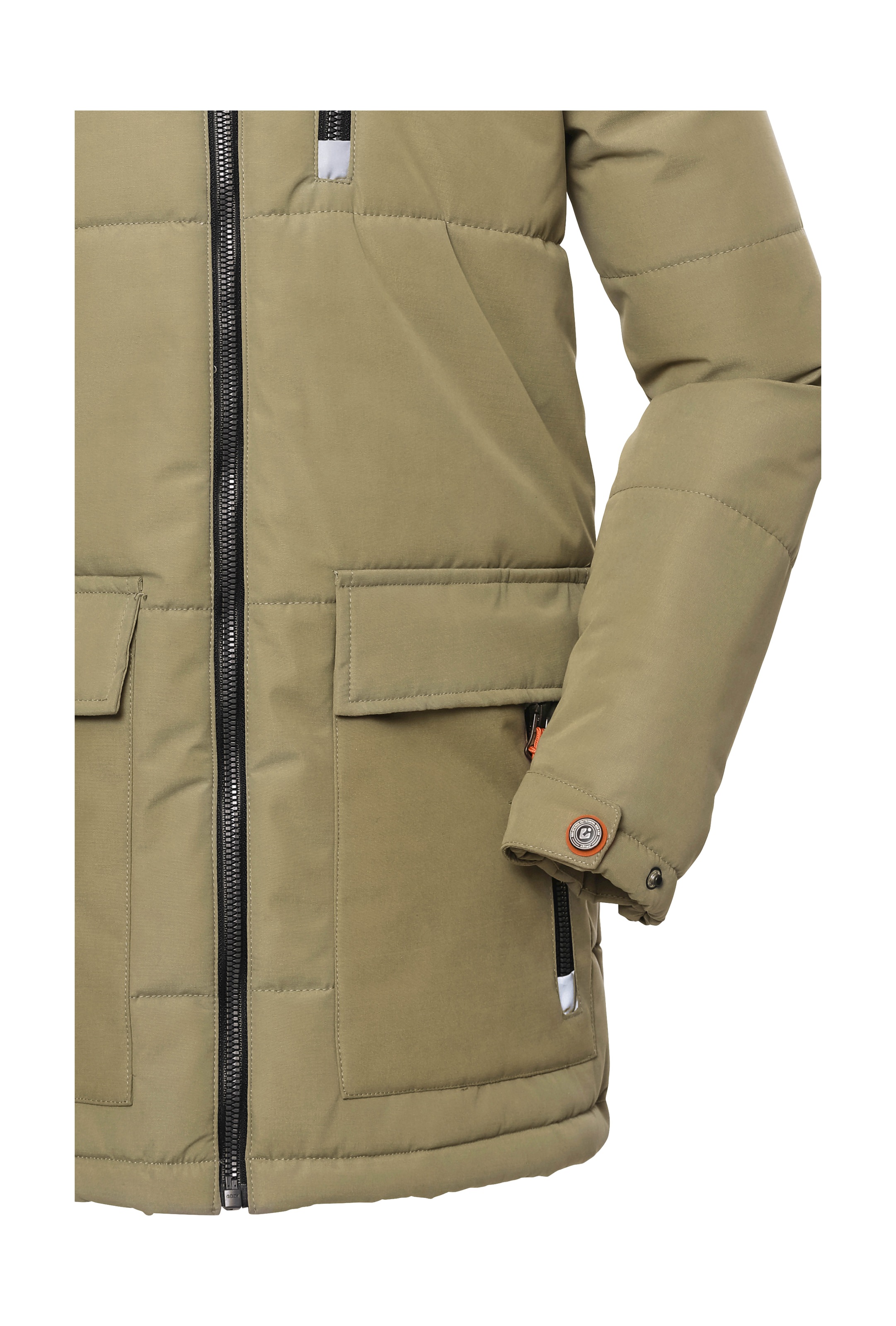 Killtec Steppmantel »KOW 135 BYS QLTD PRK«, Langer, atmungsaktiver Parka mit verstellbarer Kapuze und Taschen