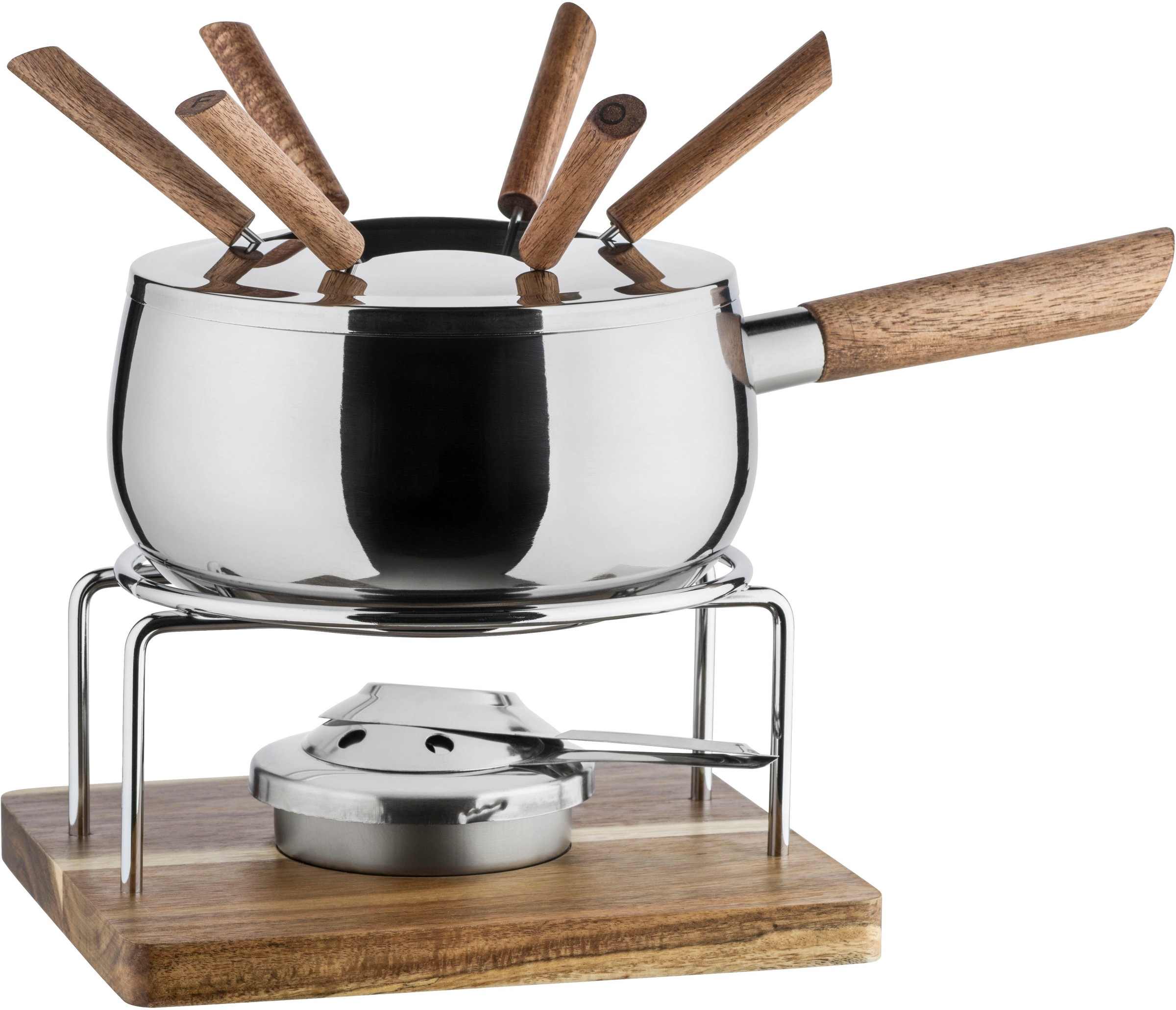 MÄSER Fonduetopf Edelstahl 18/0 Set, 10 Stk. tlg. günstig online kaufen