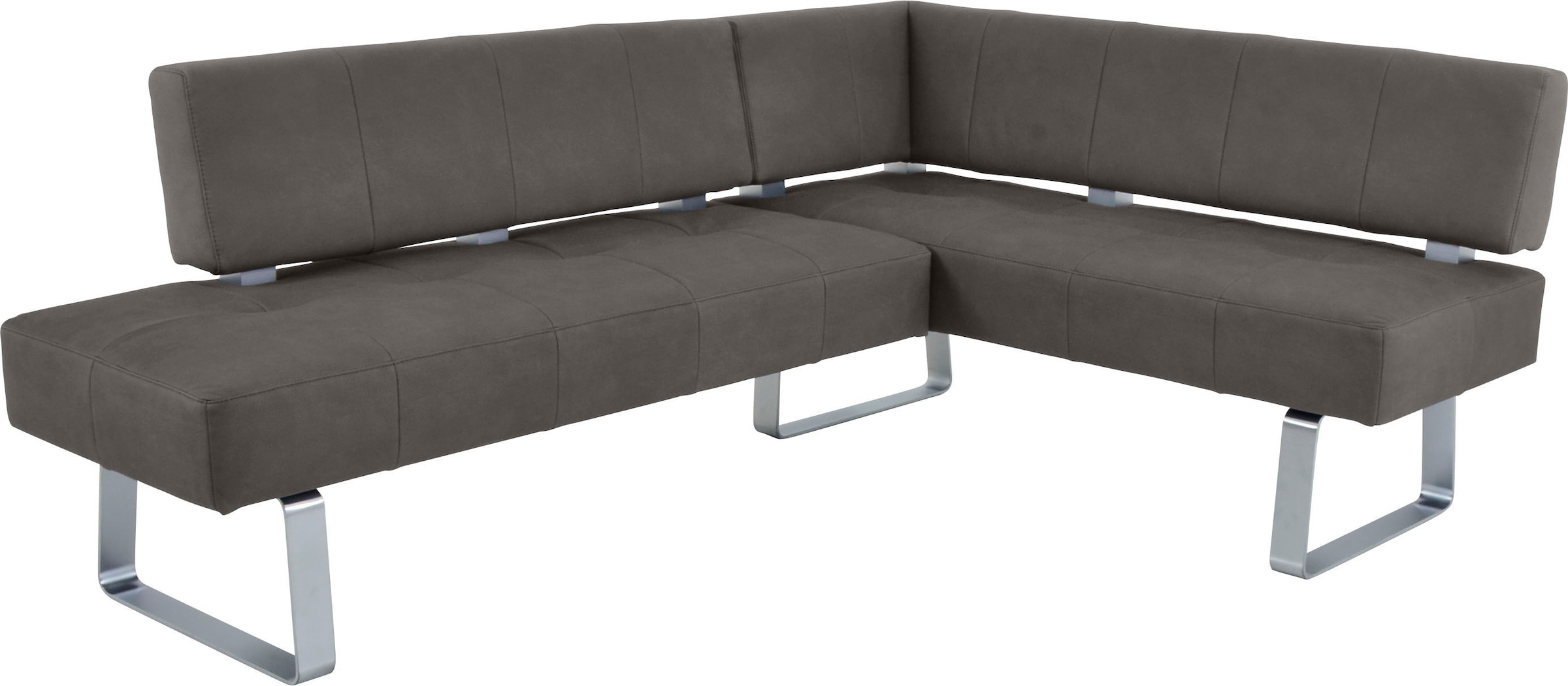 K+W Komfort & Wohnen Eckbankgruppe »Spider II« Set, 4 Stk. tlg. langer Schenkel 227cm, 2 Freischwinger, Auszugstisch in Breite 130 cm