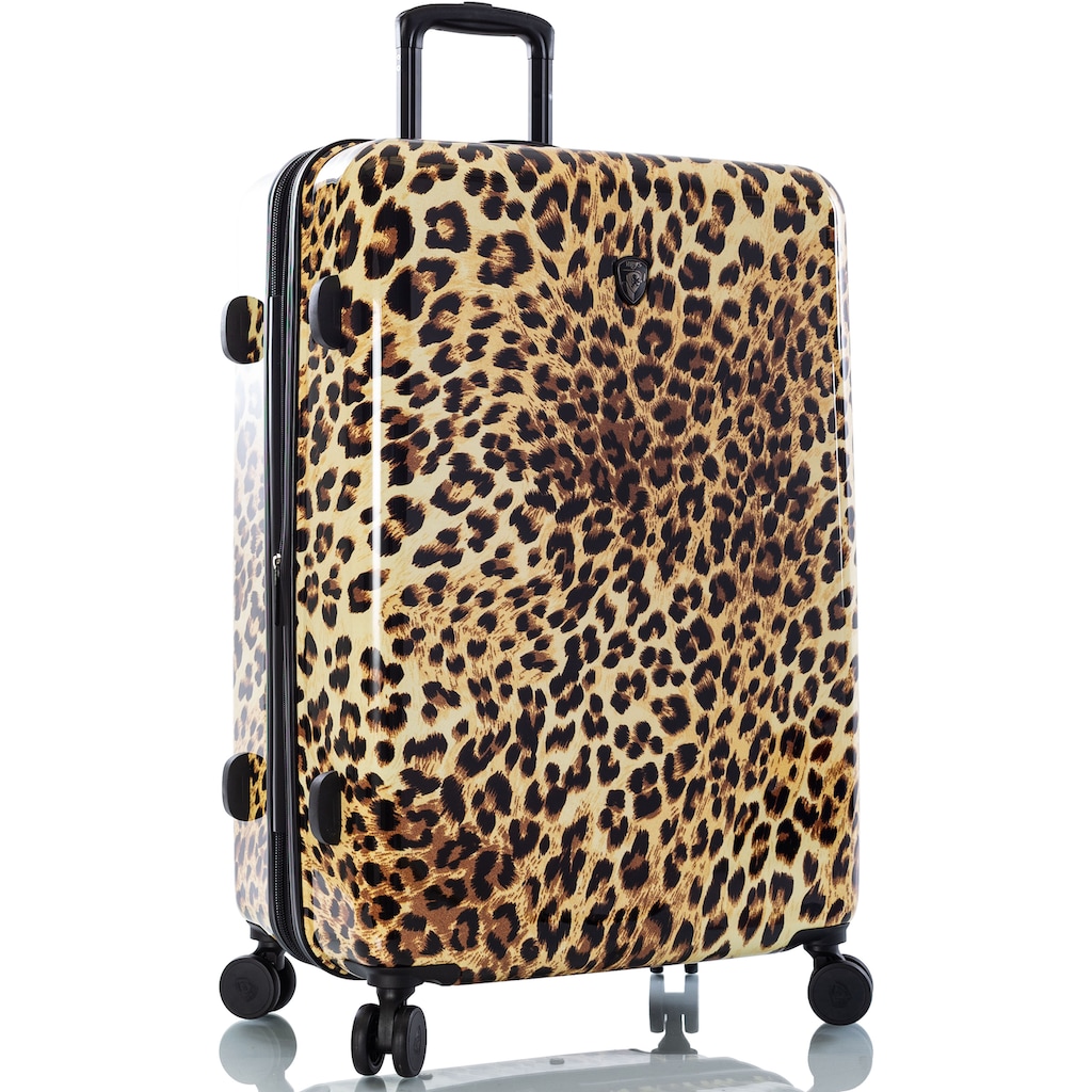 Heys Hartschalen-Trolley »Leopard, 76 cm«, 4 Rollen, Reisegepäck Koffer groß Reisekoffer TSA Schloss Volumenerweiterung