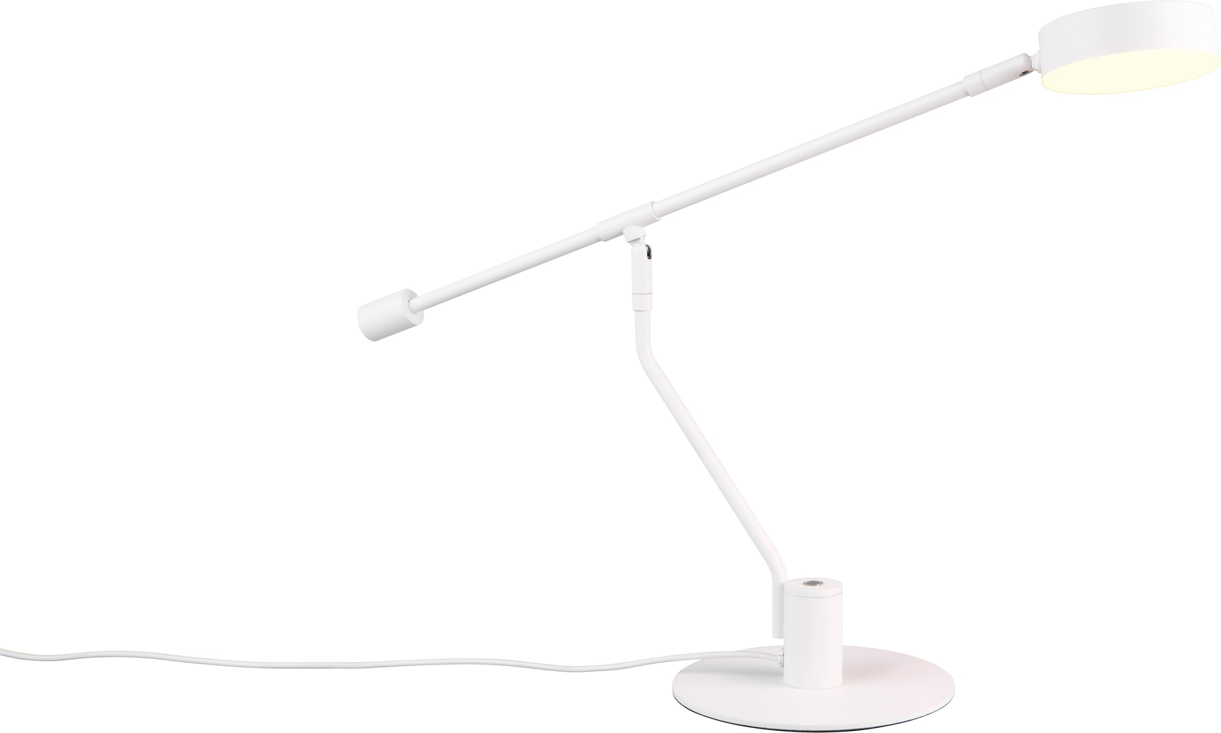 TRIO Leuchten LED Schreibtischlampe »MANDURO, LED Tischleuchte Leseleuchte 6W 560 Lumen CCT dimmbar« LED-Board 1 Stk. Farbwechsler 2700-6500K warmweiß bis kaltweiß und per Touch stufenlos dimmbar