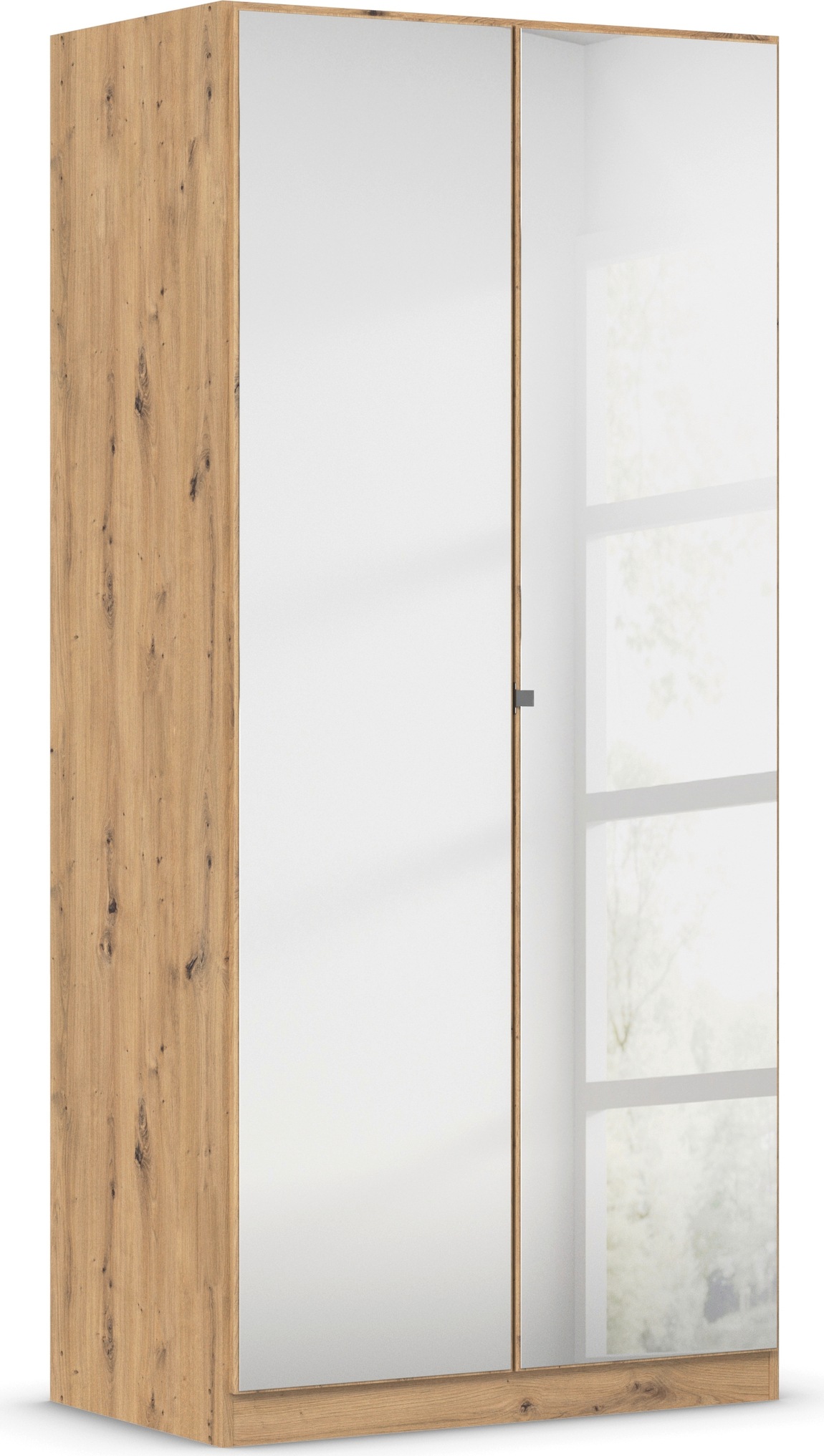 rauch Drehtürenschrank »Reflect«, mit Spiegelfront, inkl. praktischer Inneneinteilung